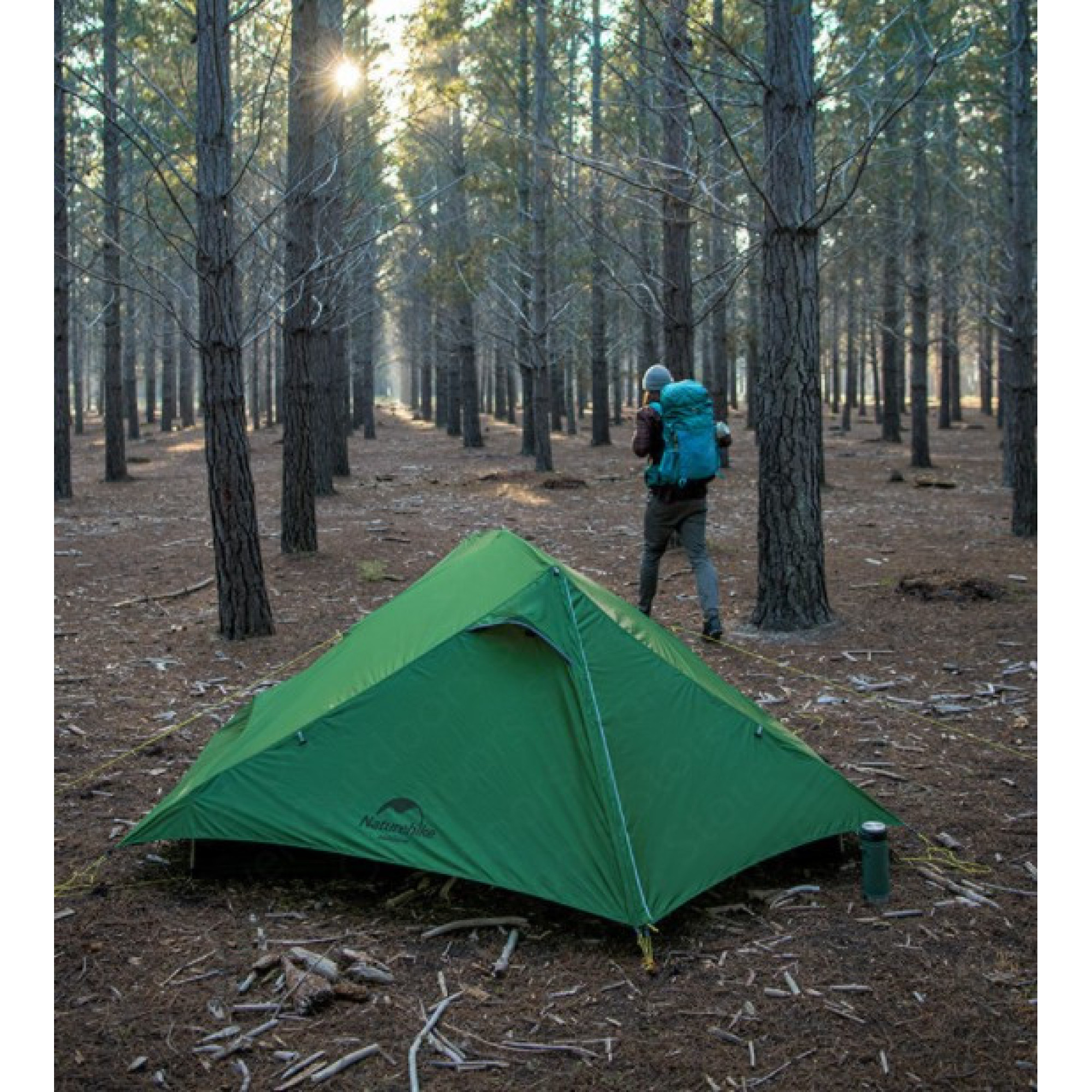 Двомісний намет Naturehike Force UL 2 зелений NH20ZP080 - 4 - Robinzon.ua