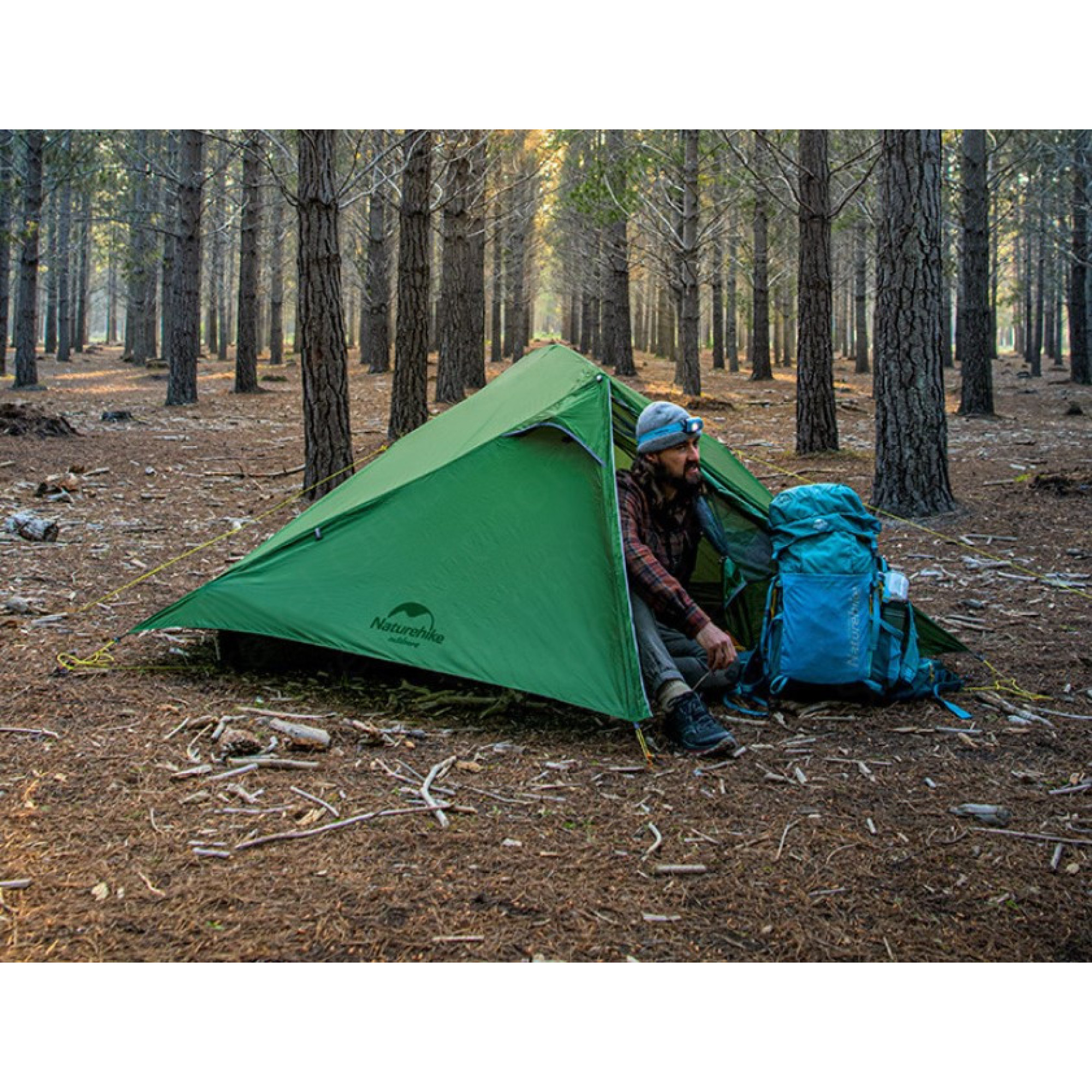 Двомісний намет Naturehike Force UL 2 зелений NH20ZP080 - 5 - Robinzon.ua