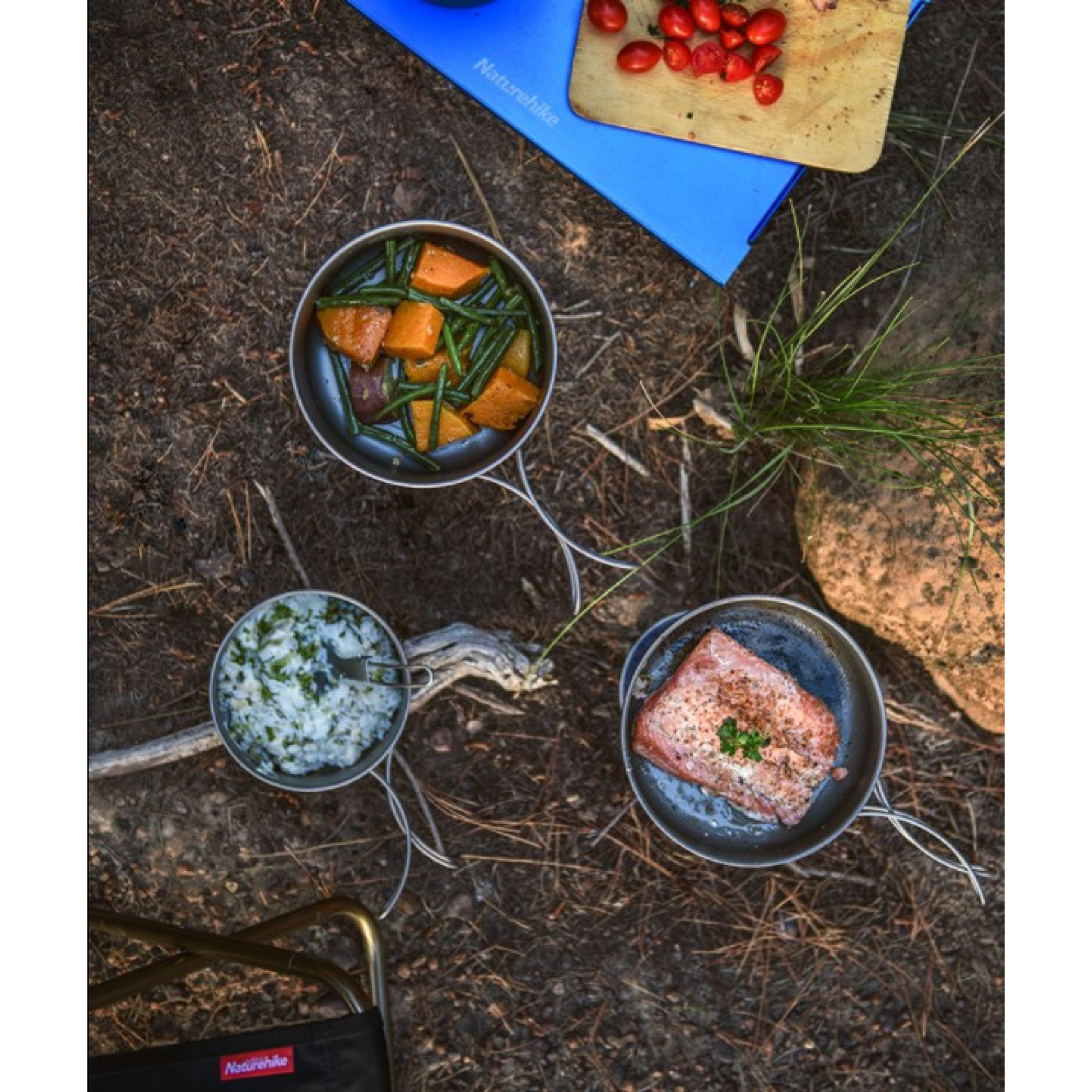 Титановий казанок Naturehike 1300 мл NH18T202-B - 2 - Robinzon.ua