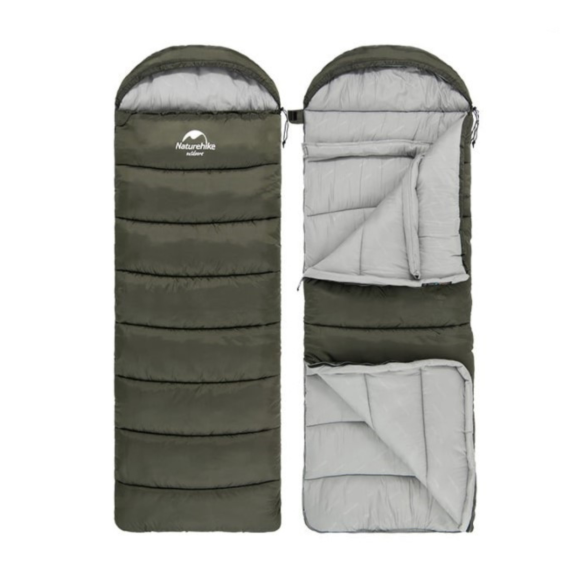 Спальник Naturehike U150, хакі NH20MSD07 - 3 - Robinzon.ua