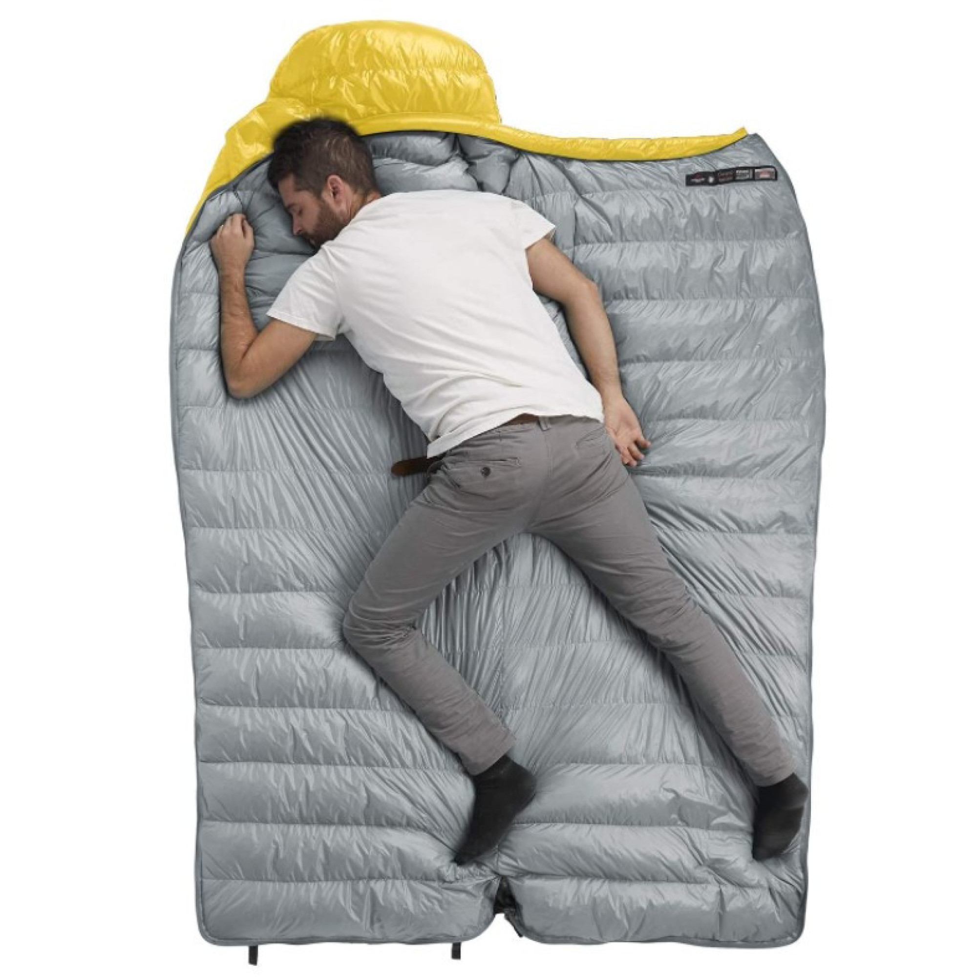 Пуховий Спальник Naturehike CW400 розмір М update жовтий NH18C400-D - 2 - Robinzon.ua