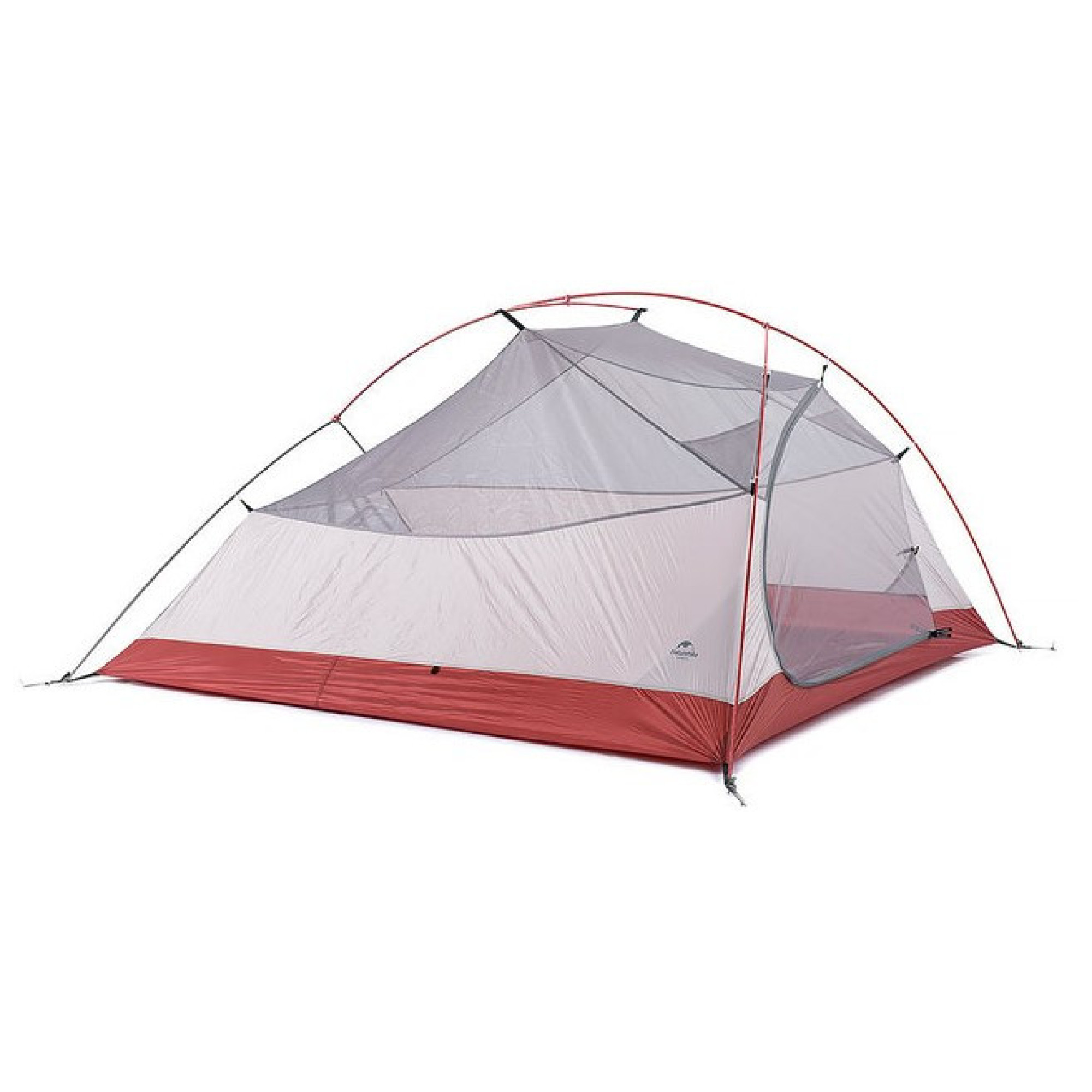Тримісний намет Naturehike Cloud UP 3 20 D нейлон (updated) сірий NH18T030-T - 3 - Robinzon.ua
