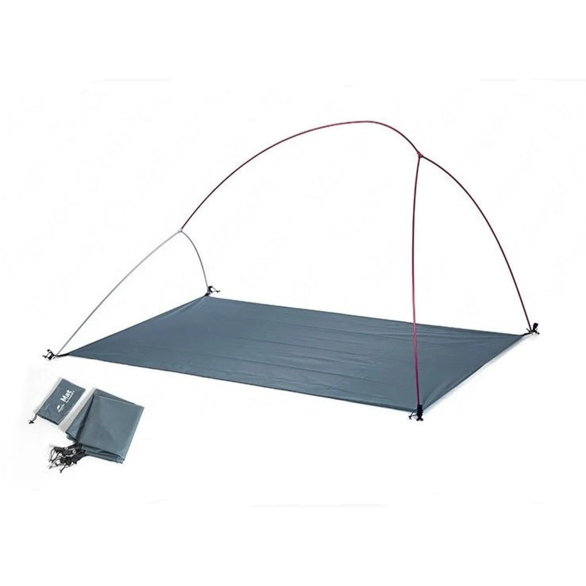Тримісний намет Naturehike Cloud UP 3 20 D нейлон (updated) сірий NH18T030-T - 5 - Robinzon.ua