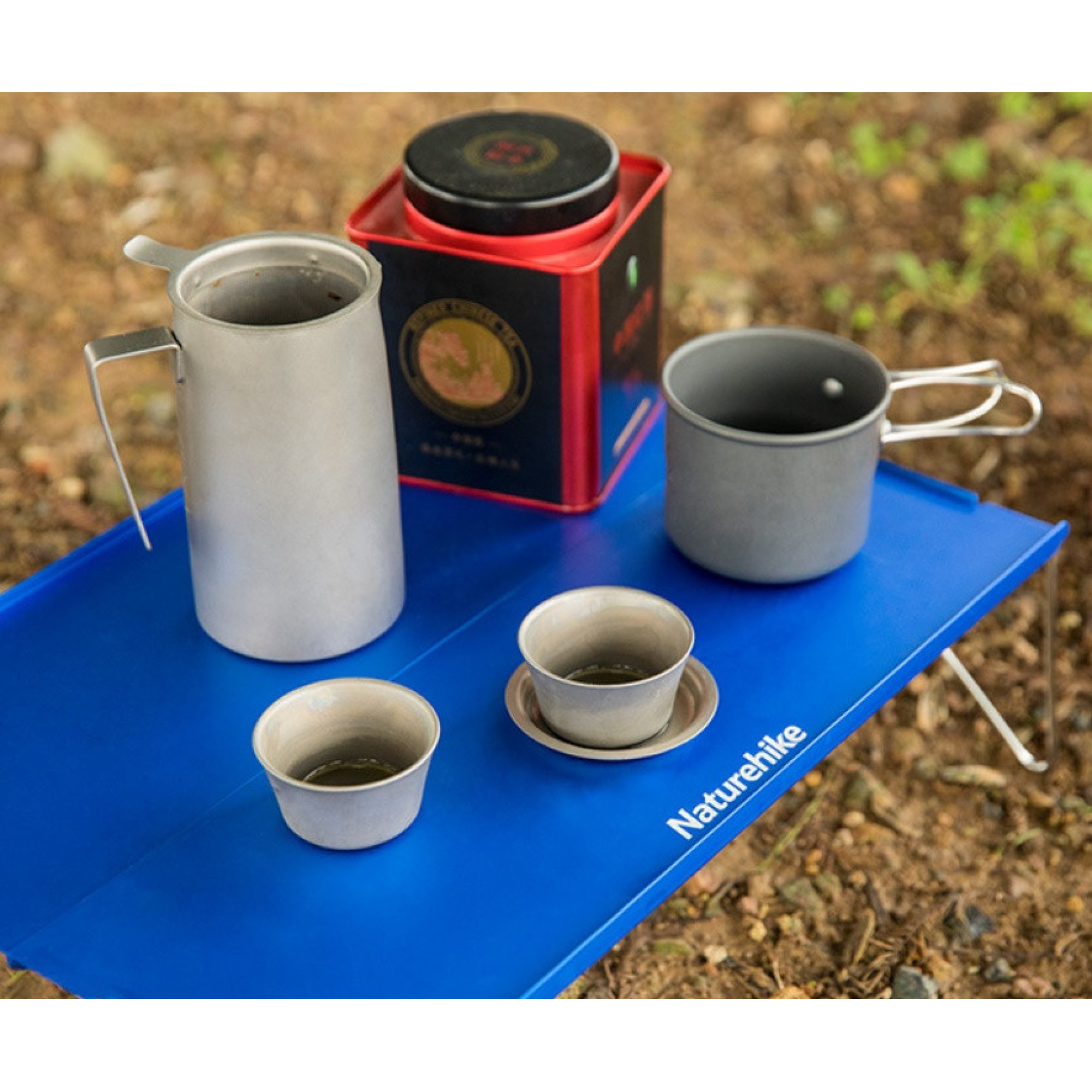 Стіл складний для походів та пікніків Naturehike сірий NH17Z001-L - 5 - Robinzon.ua