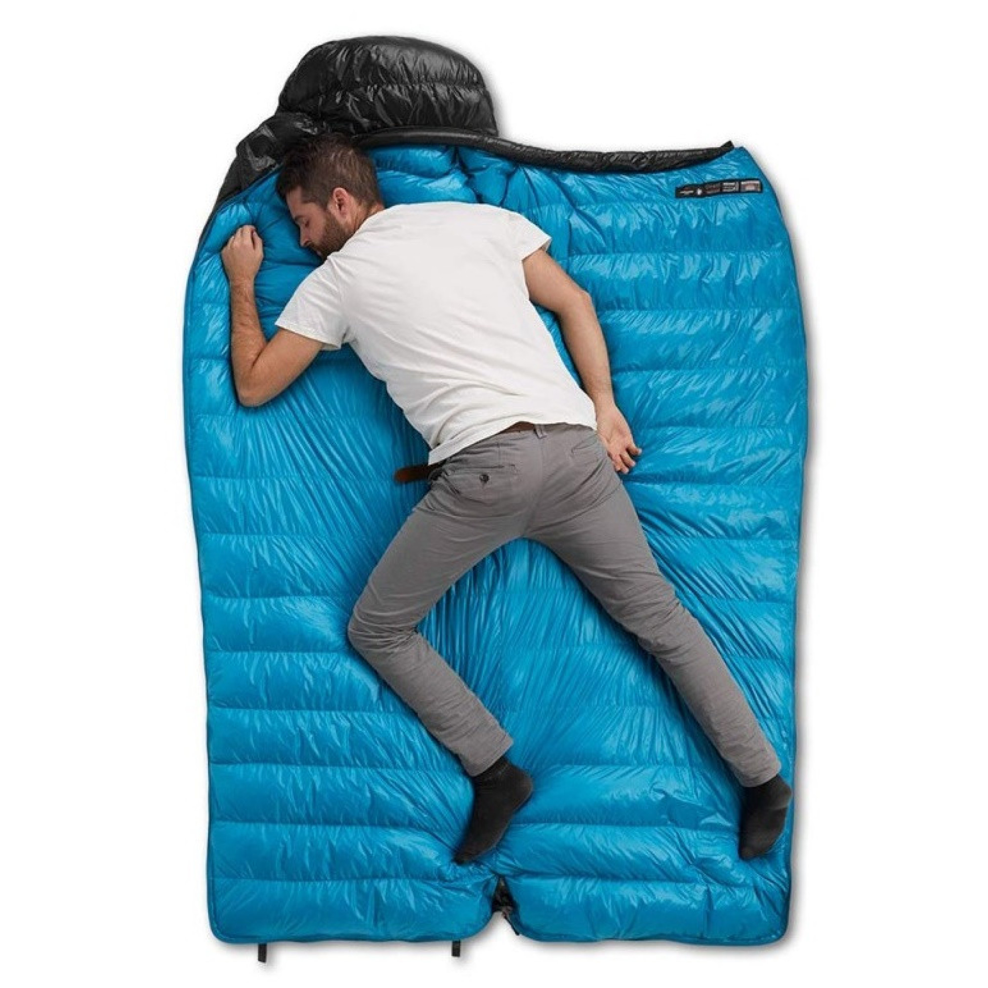 Пуховий Спальник Naturehike CW400 розмір L чорний NH18C400-D - 4 - Robinzon.ua