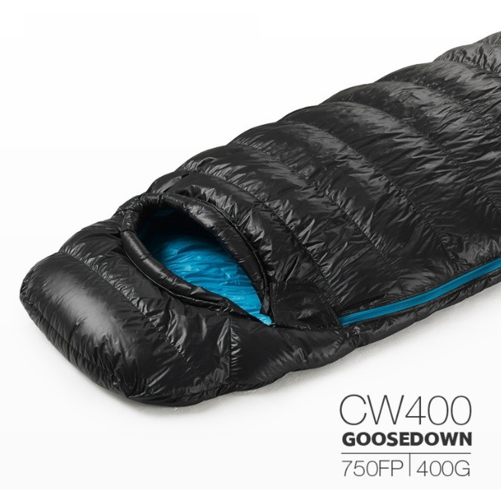 Пуховий Спальник Naturehike CW400 розмір L чорний NH18C400-D - 2 - Robinzon.ua