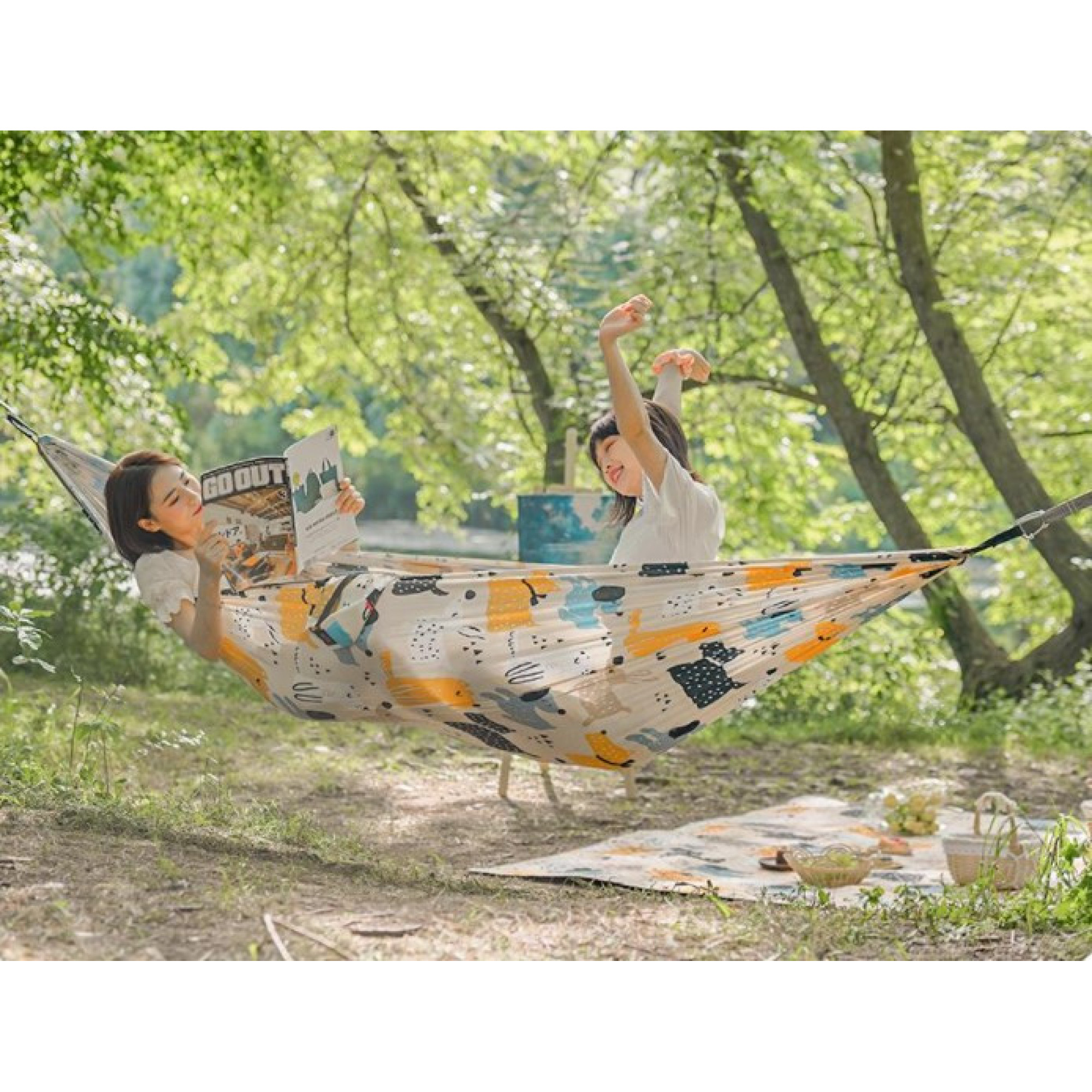 Гамак одномісний Naturehike різнокольоровий NH21DC004 - 2 - Robinzon.ua