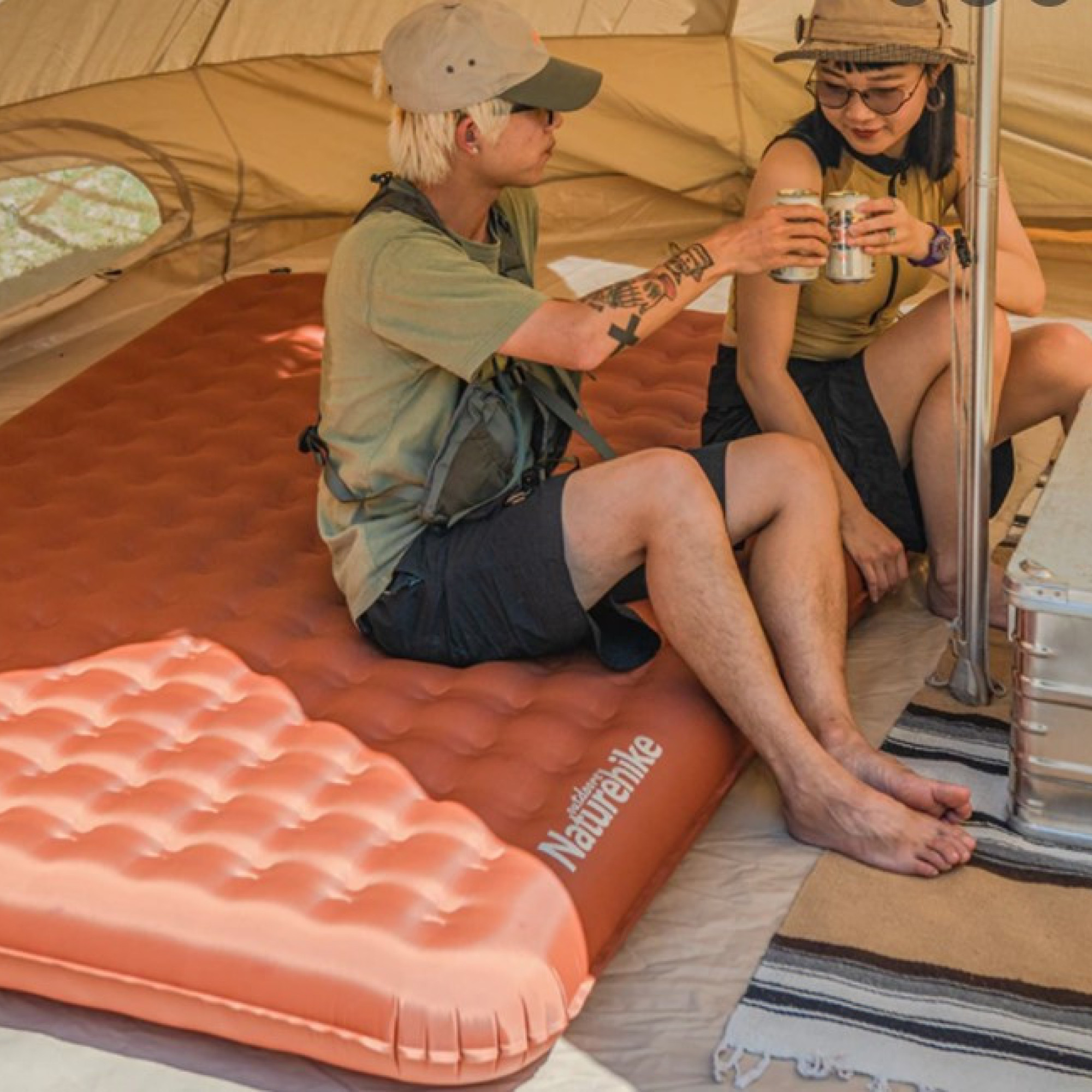 Двомісний килимок Naturehike коричневий NH19QD010 - 1 - Robinzon.ua