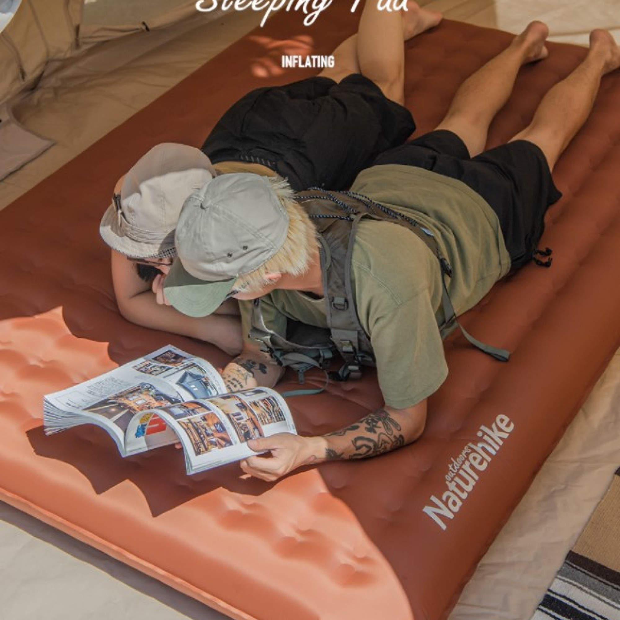 Двомісний килимок Naturehike коричневий NH19QD010 - 3 - Robinzon.ua