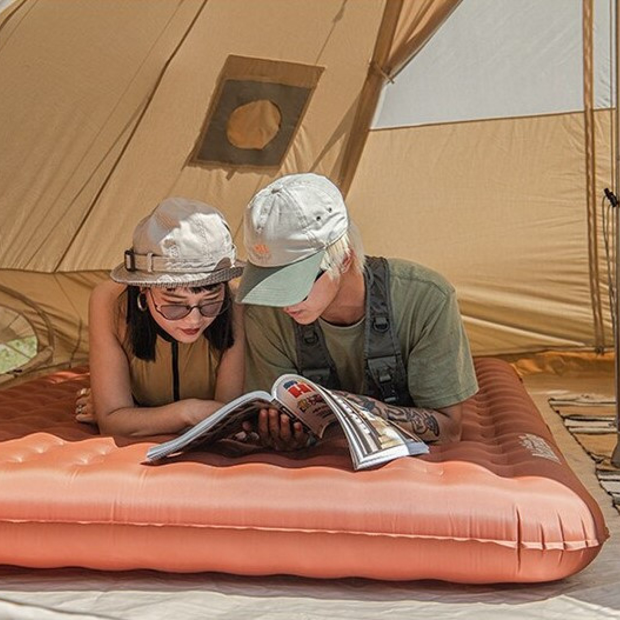 Двомісний килимок Naturehike коричневий NH19QD010 - 2 - Robinzon.ua