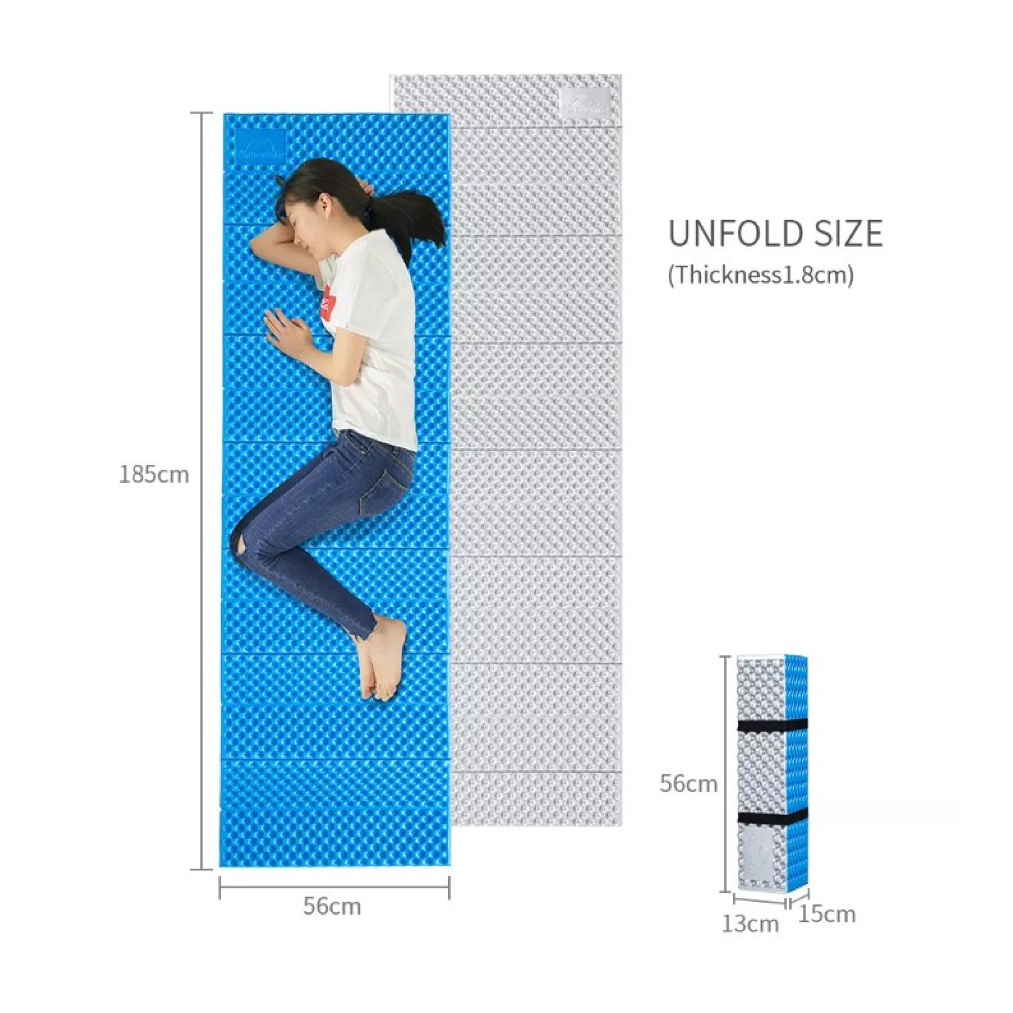 Килимок складний поліуретановий Naturehike зелений NH19QD008 - 3 - Robinzon.ua
