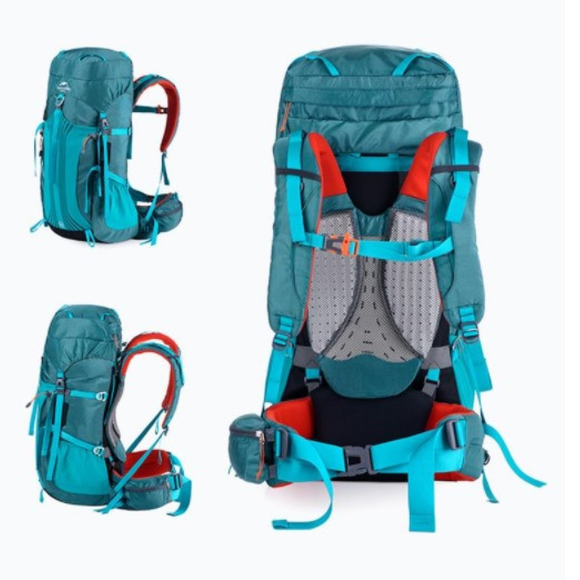 Туристический рюкзак Naturehike 55 + 5 л зеленый NH16Y020-Q - 4 - Robinzon.ua