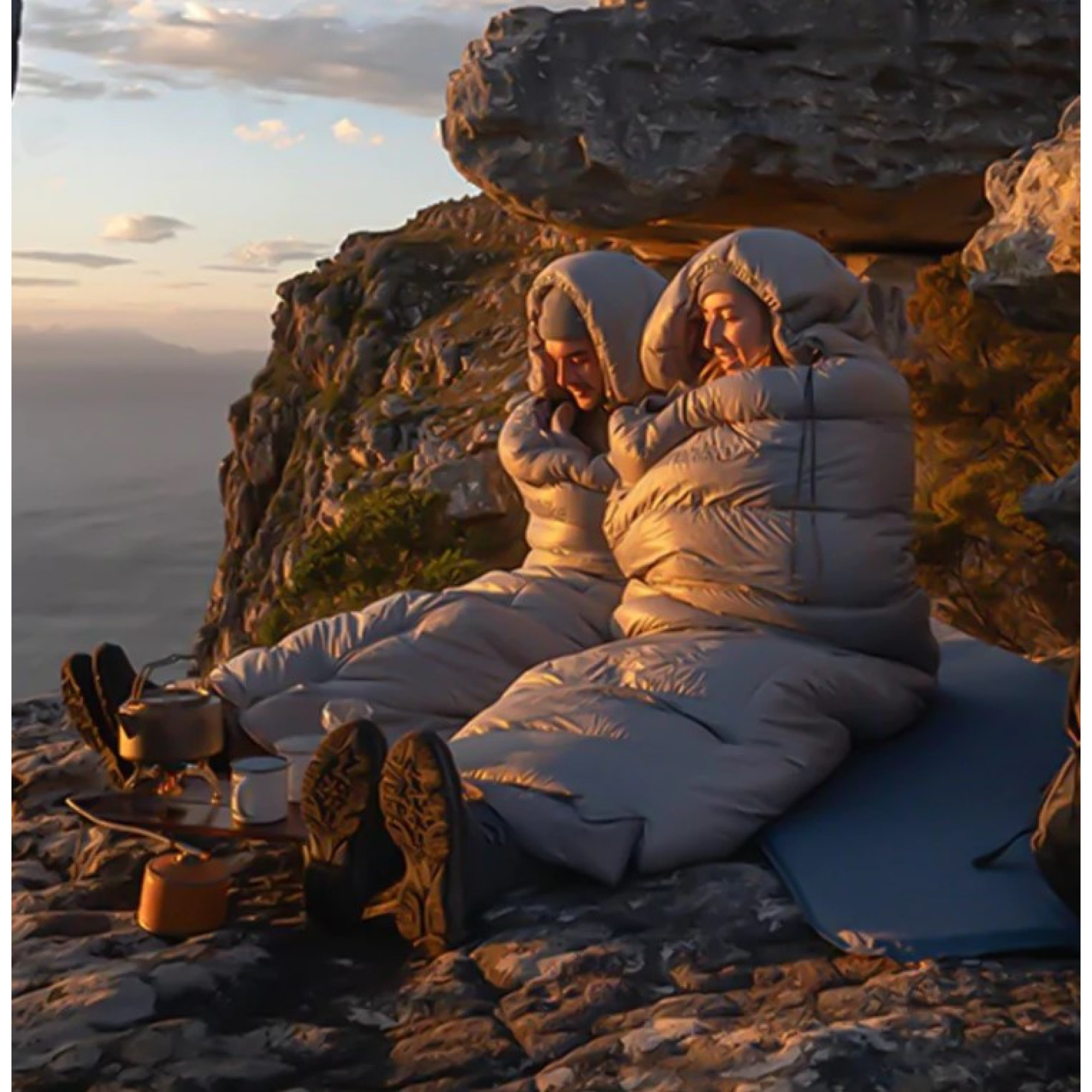 Гибридный спальный мешок Naturehike RM40 серый NH22YD003. - 3 - Robinzon.ua