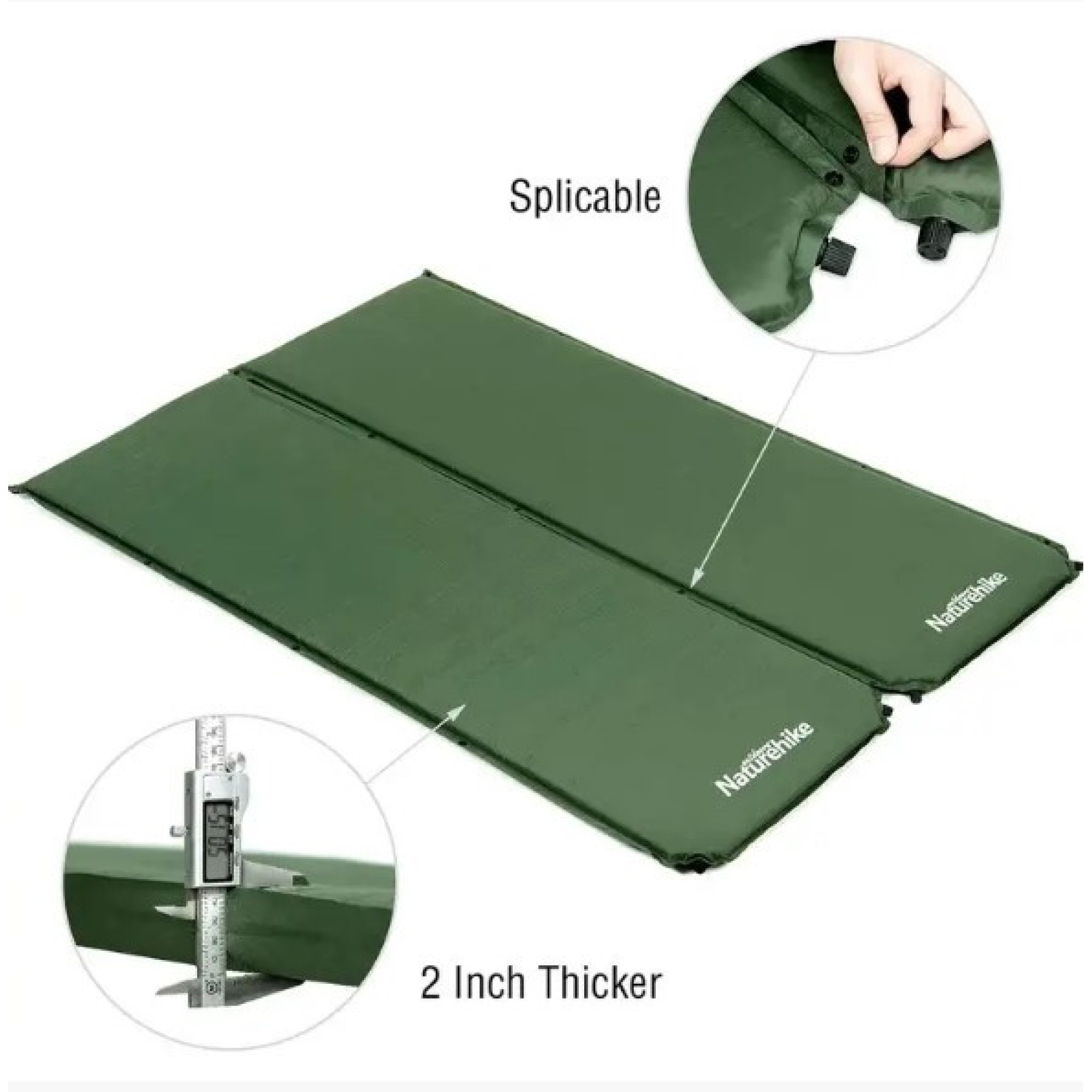 Килимок самонадувний Naturehike сірий NH15Q002-D - 1 - Robinzon.ua