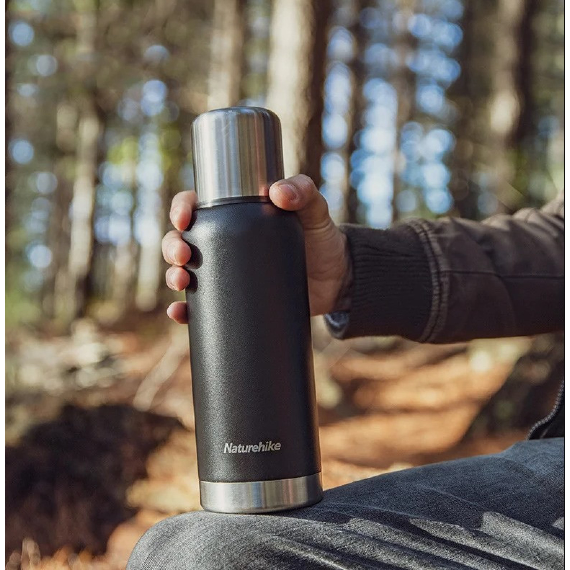 Термос Naturehike 1 л чорний NH19SJ010 - 1 - Robinzon.ua