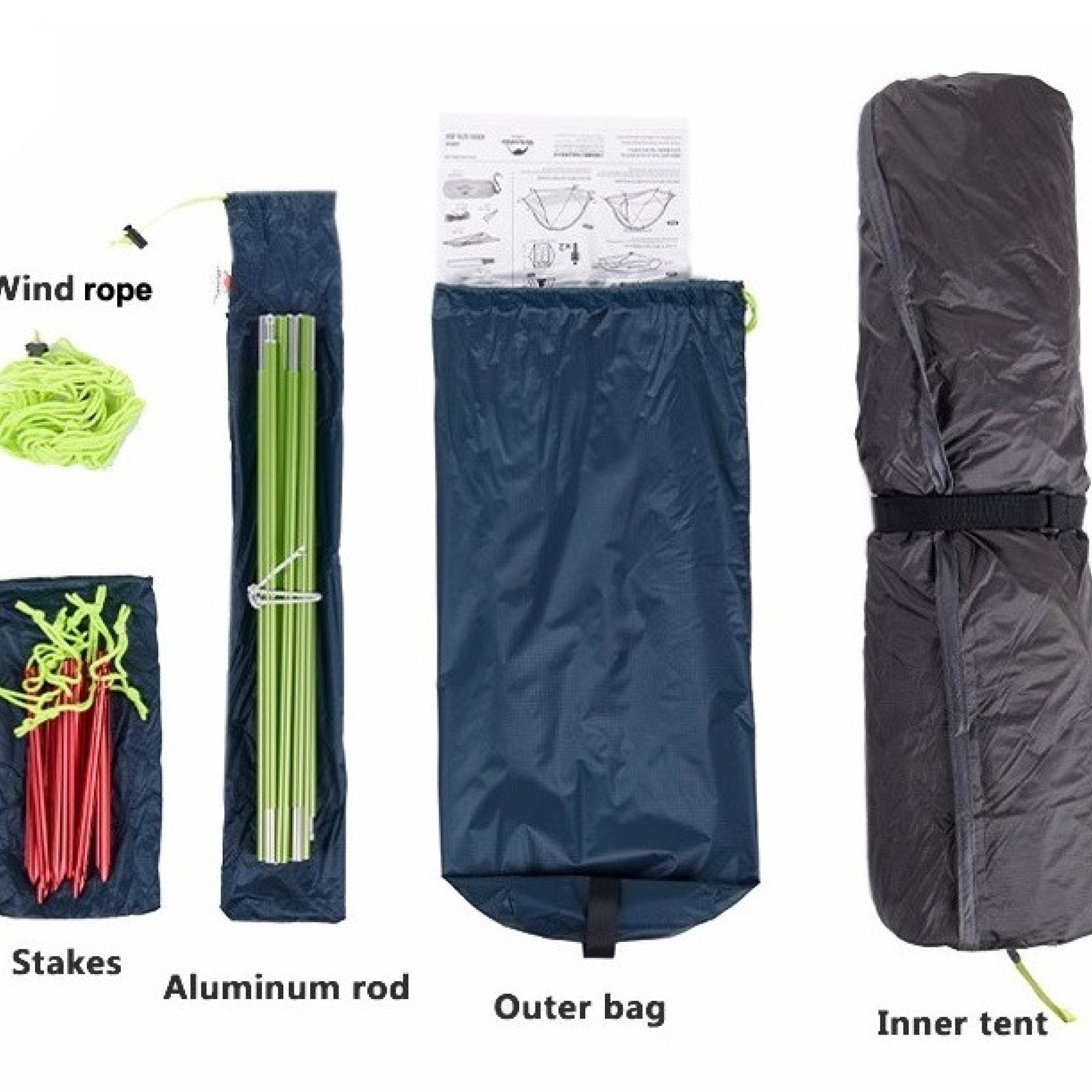 Двомісний намет Naturehike Tagar 2 синій NH17T180-J - 5 - Robinzon.ua