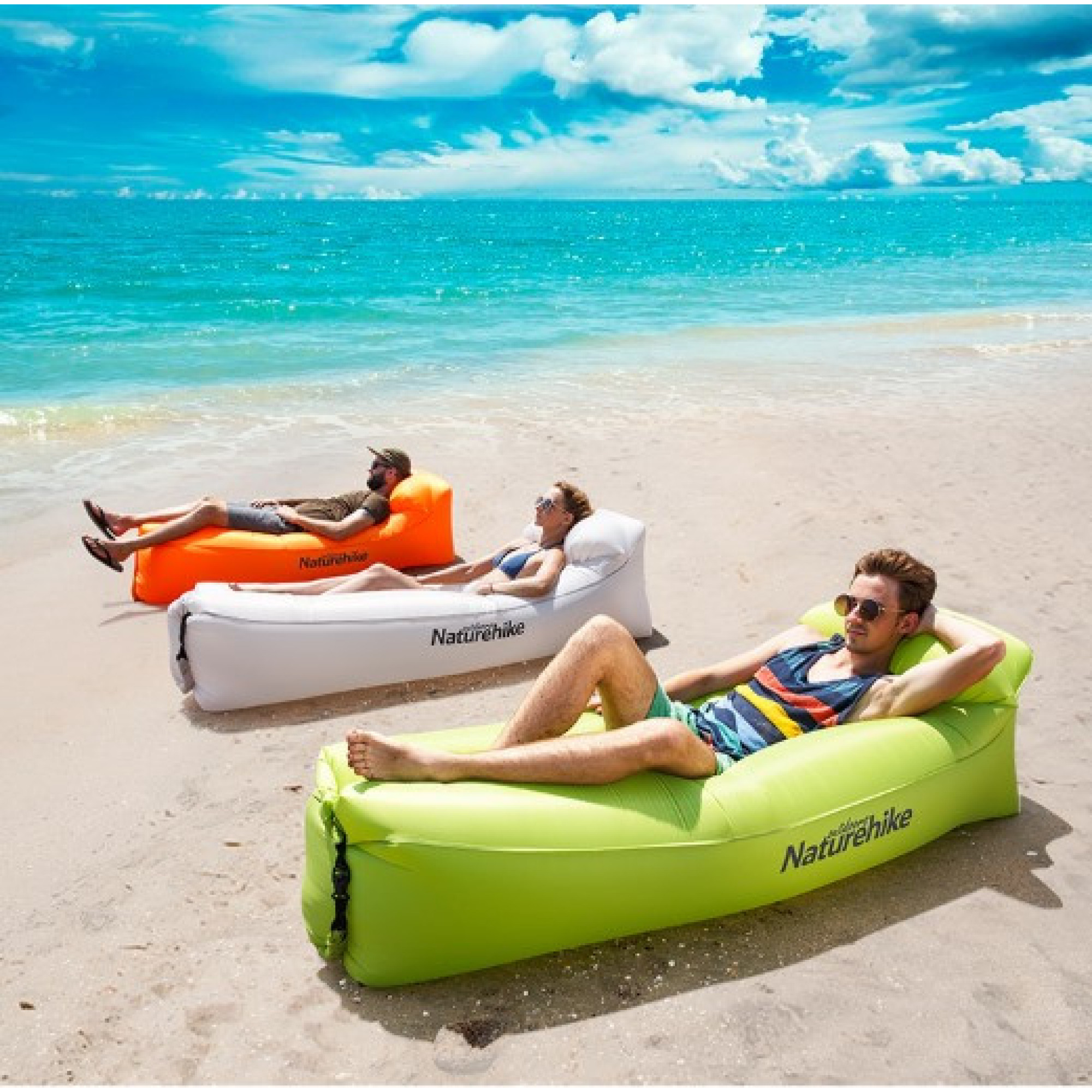 Ламзак-надувний диван Naturehike помаранчевий NH20FCD06 - 2 - Robinzon.ua