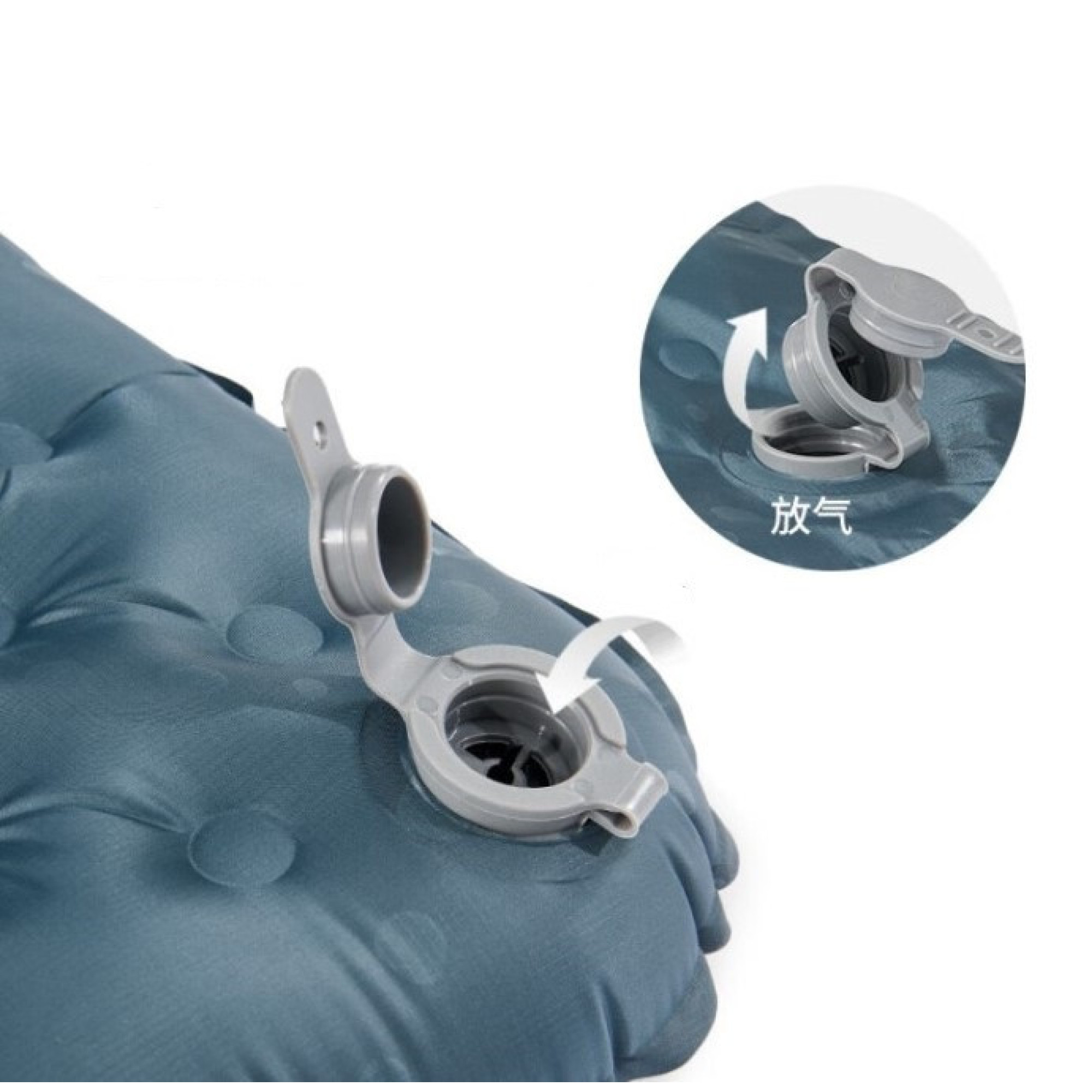 Надувний килимок Naturehike R Value: 3,5  розмір: 183 х 58 см, зелений CNH22DZ018 - 2 - Robinzon.ua