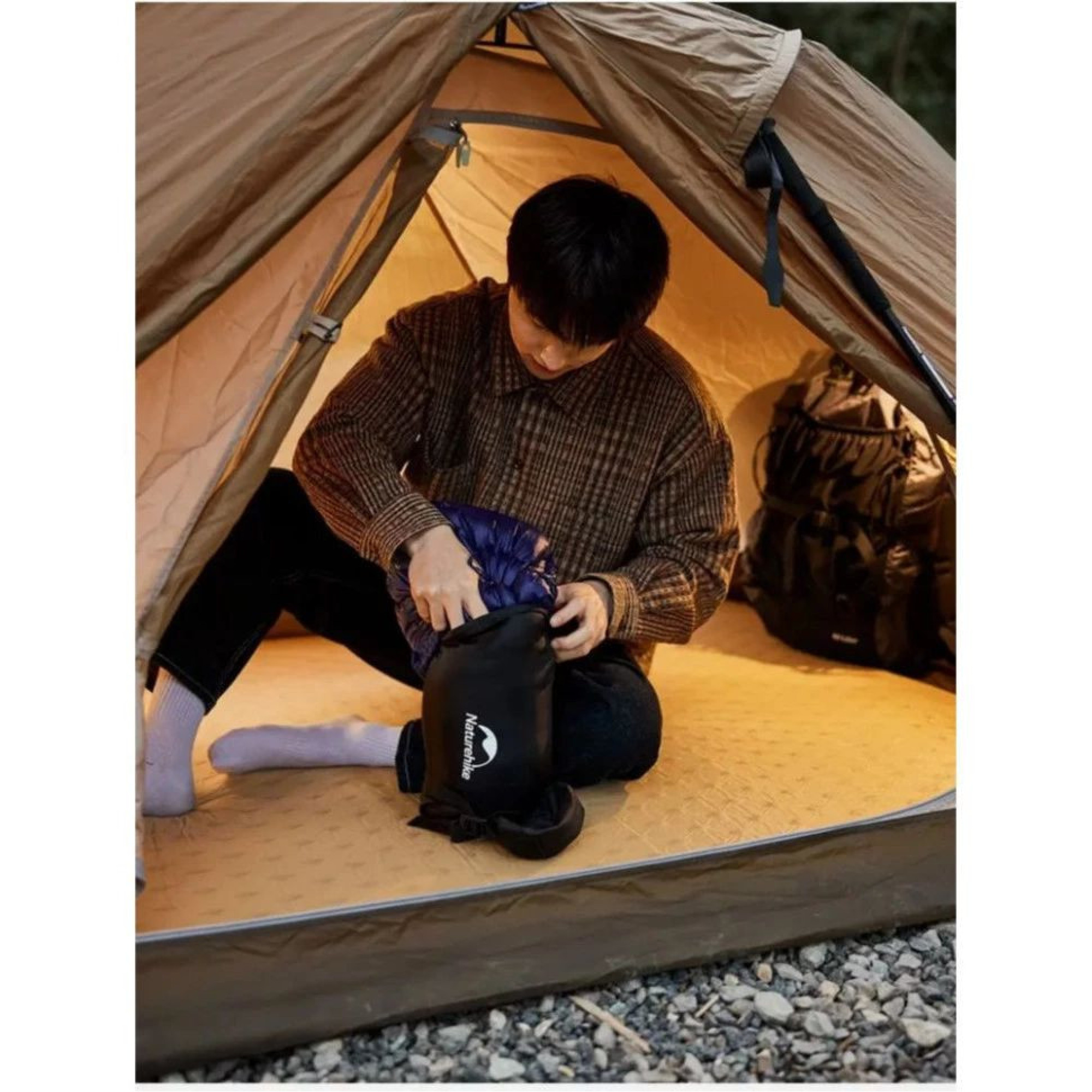 Компресійний мішок Naturehike розмір М чорний CNH22SD002 - 3 - Robinzon.ua