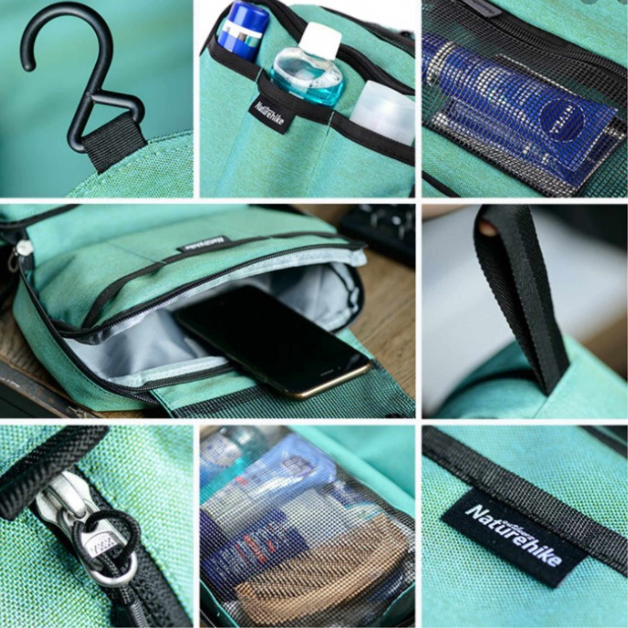 Несессер-косметичка Naturehike цвет черный NH18X030-B. - 2 Несессер-косметичка Naturehike цвет черный NH18X030-B. - 2 - Robinzon.ua