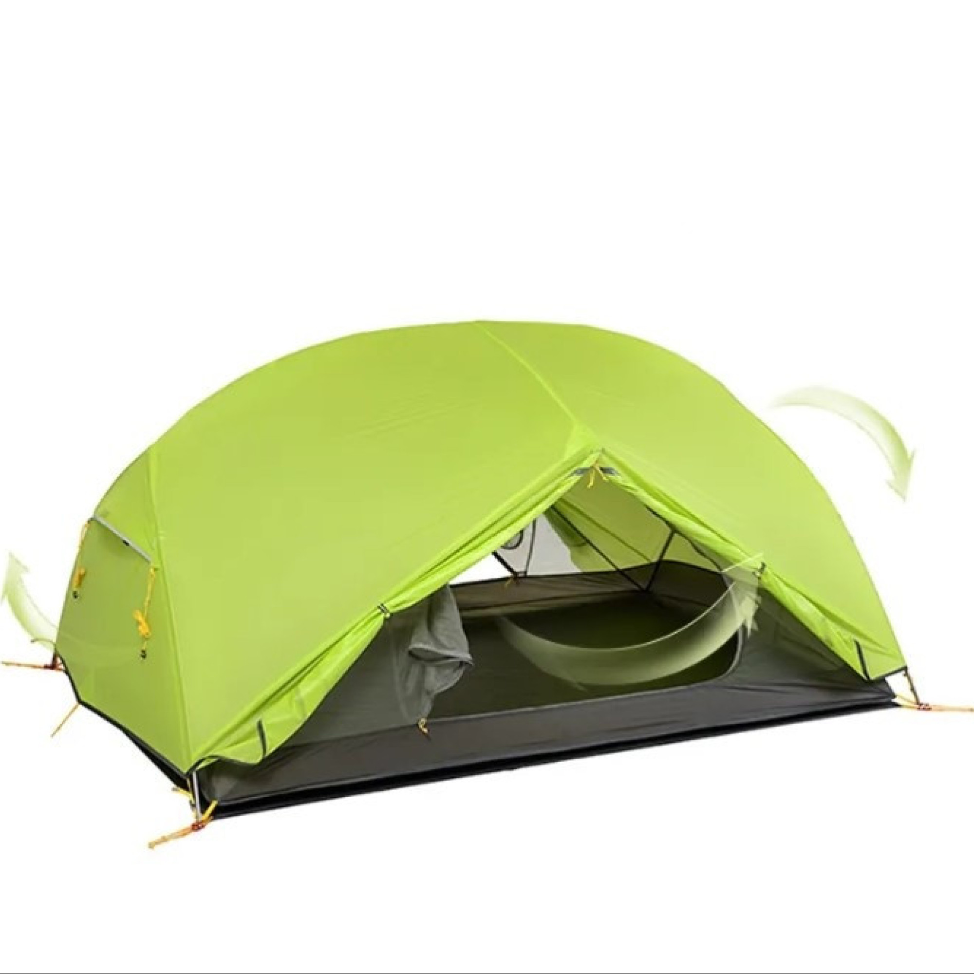 Двомісний намет Naturehike Mongar 2 темно-салатовий NH17T007-M - 1 - Robinzon.ua