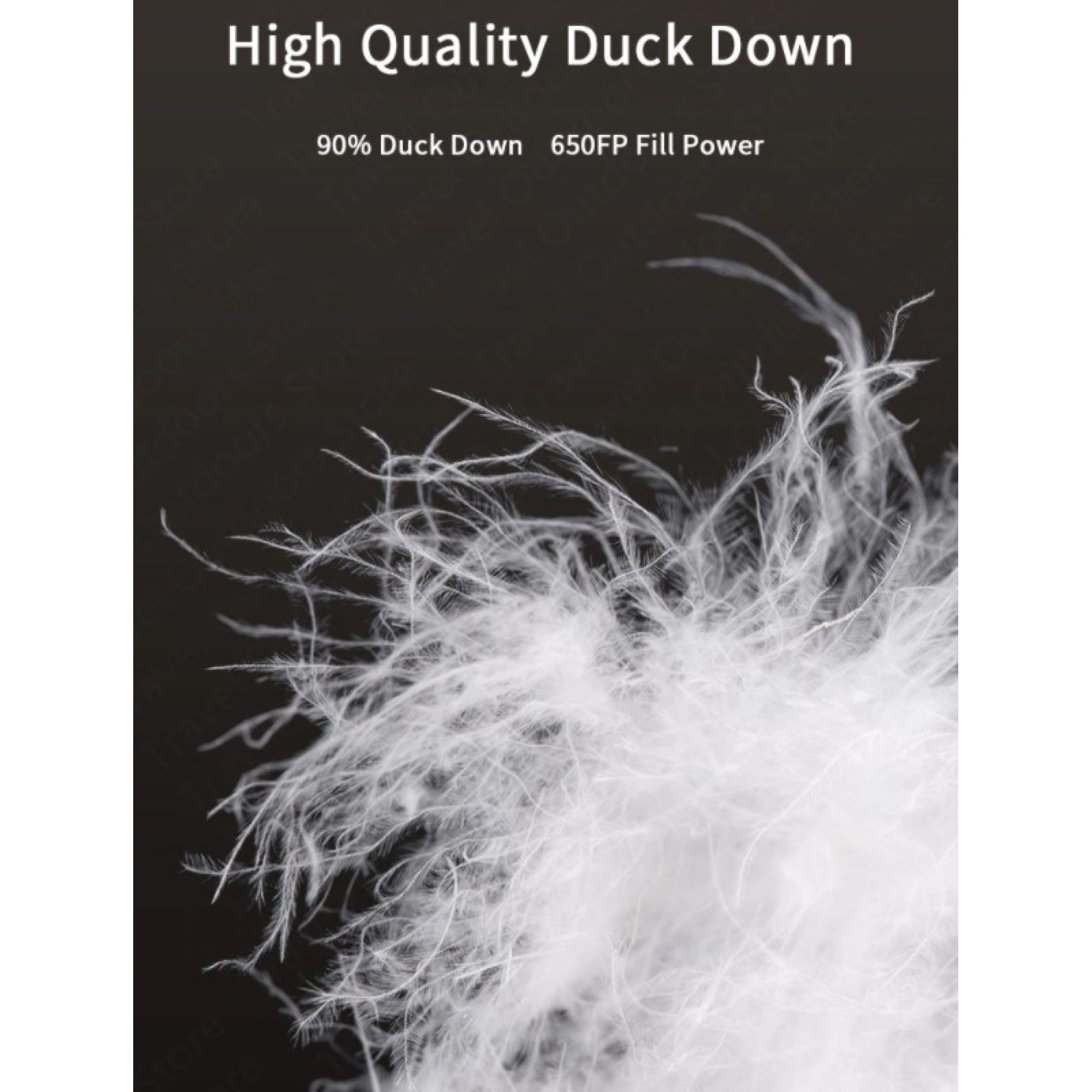 Спальник пуховий Naturehike Snowbird 7  розмір XL хакі NH20YD001 - 6 - Robinzon.ua