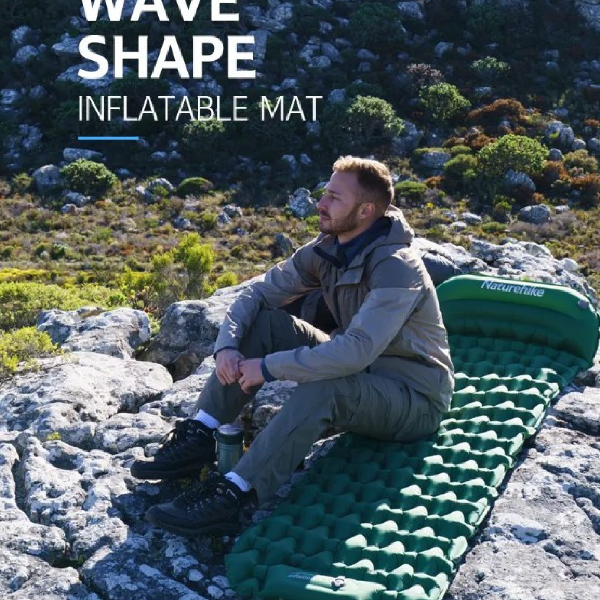 Килимок надувний з подушкою з помпою для надування Naturehike синій CNK2300DZ0001 - 1 Килимок надувний з подушкою з помпою для надування Naturehike синій CNK2300DZ0001 - 1 - Robinzon.ua