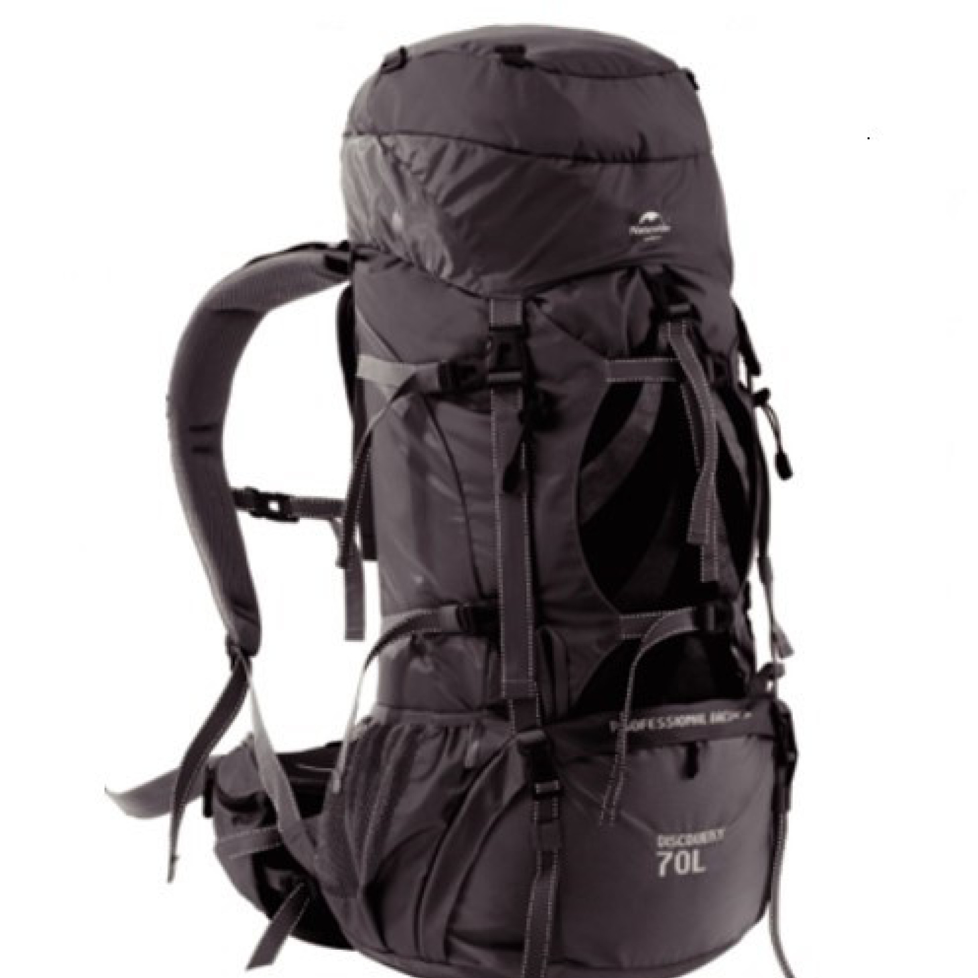 Рюкзак туристичний Naturehike 70 + 5 л чорний NH70B070-B - Robinzon.ua