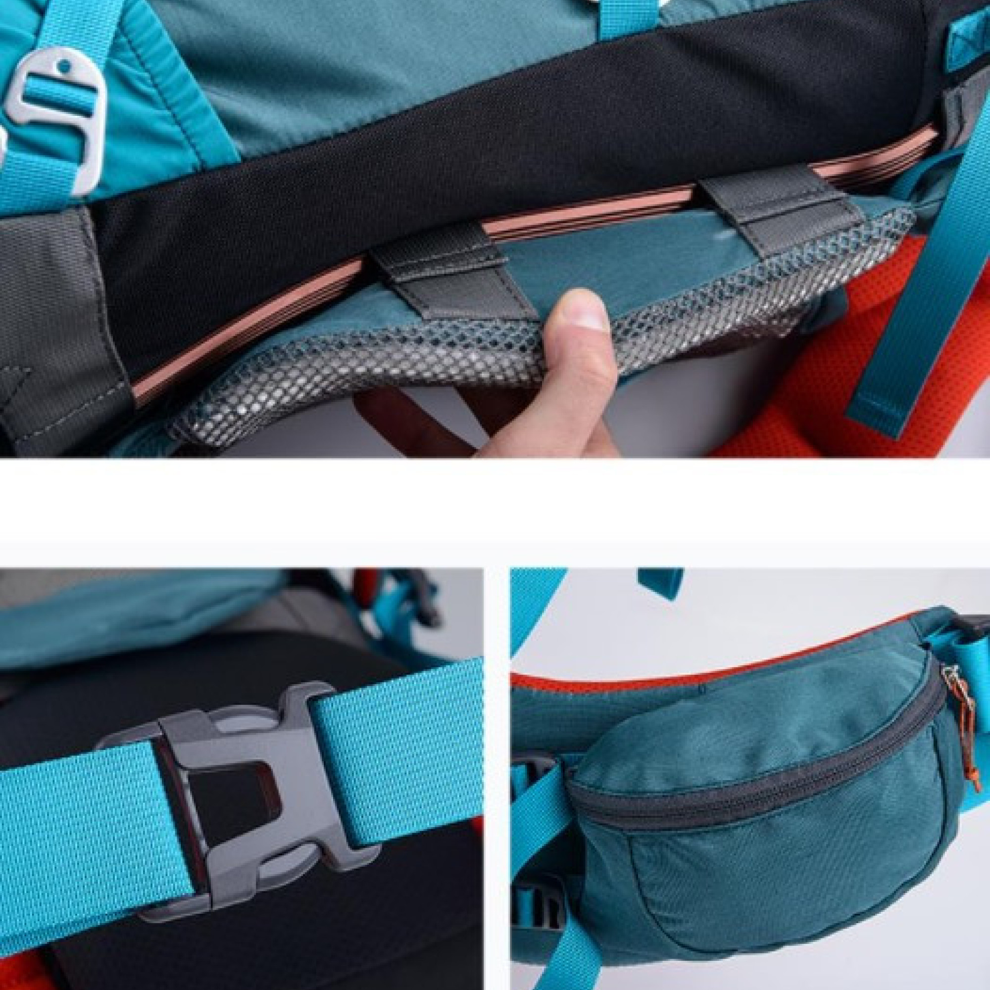 Рюкзак туристичний Naturehike 55 + 5 л  чорний NH16Y020-Q - 5 - Robinzon.ua