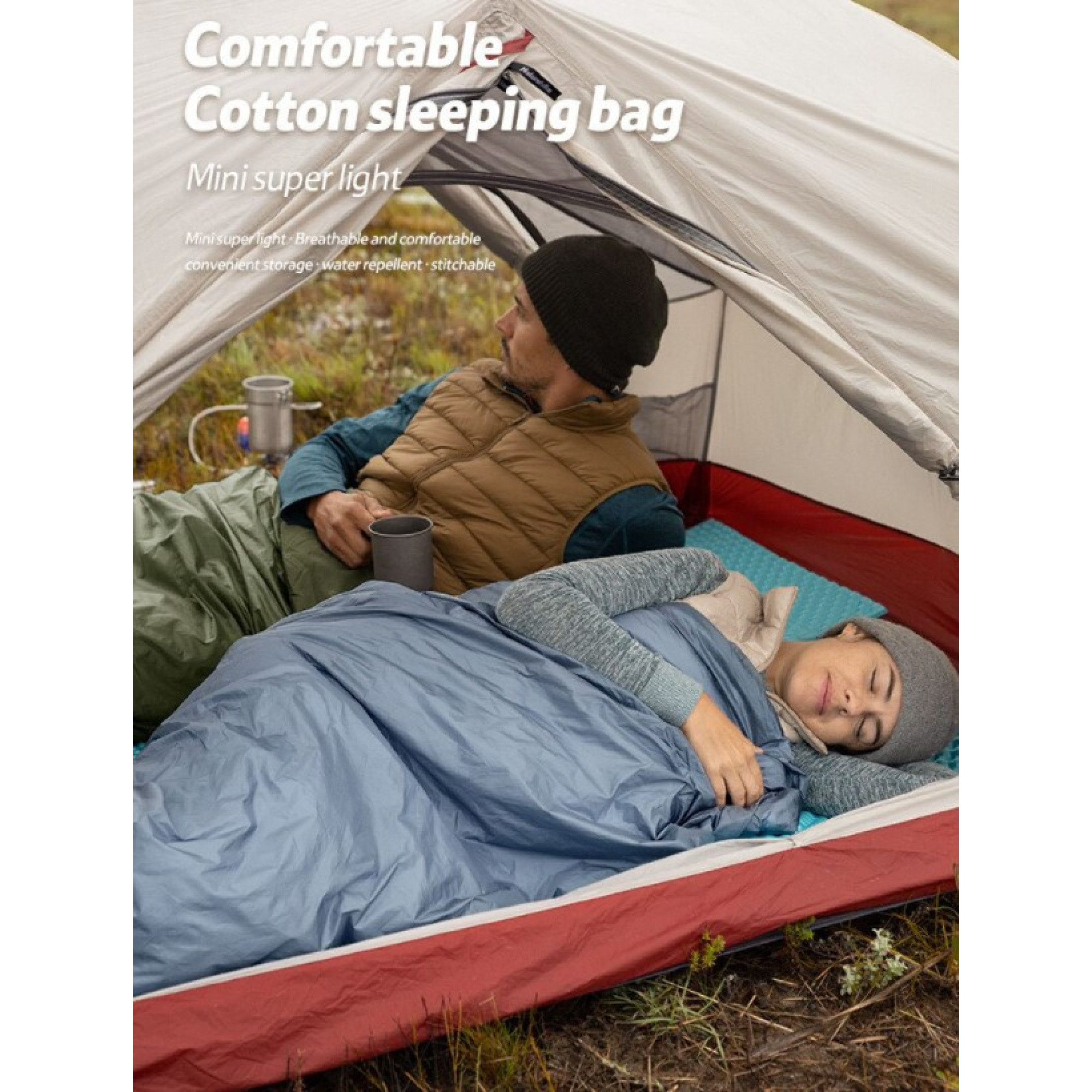 Спальник Naturehike LW180 темно-зелений розмір XL NH21MSD09 - 4 - Robinzon.ua