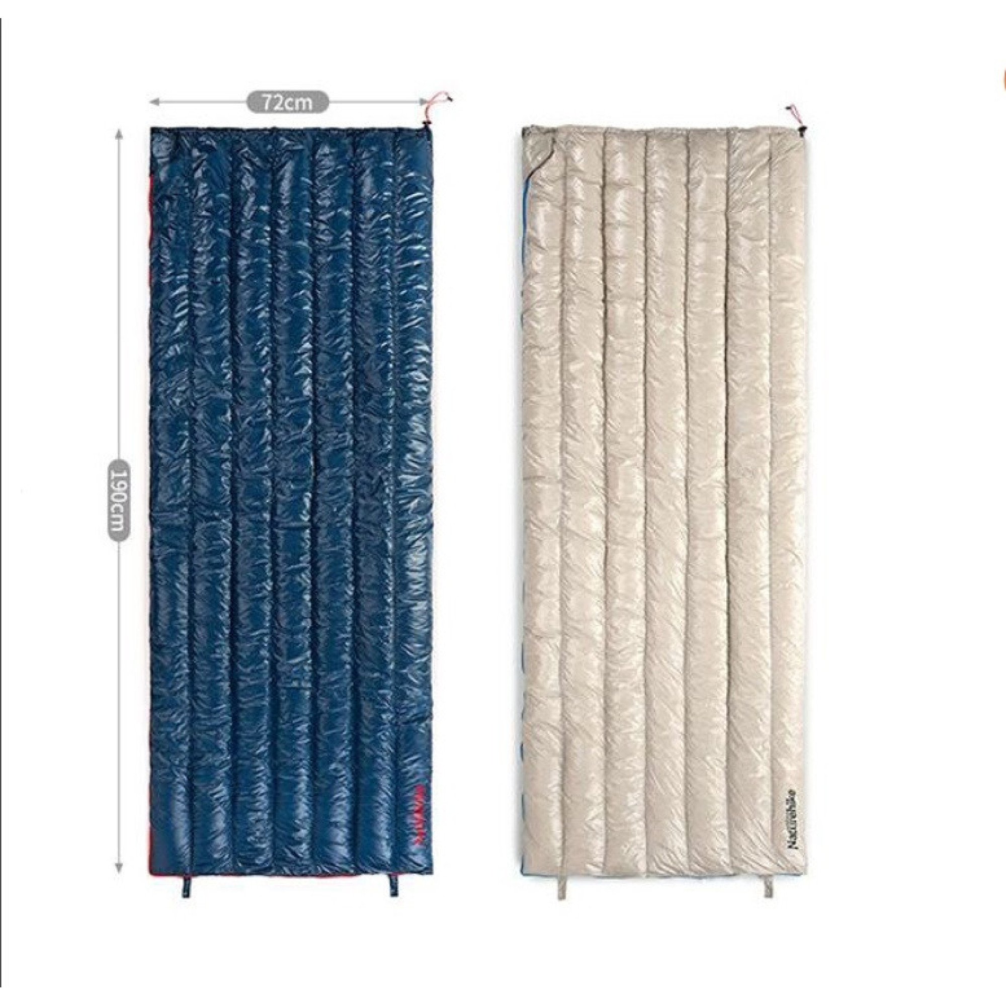 Спальник ультралегкий пуховий Naturehike CW280 upgrade хакі NH17Y010-R - 5 - Robinzon.ua