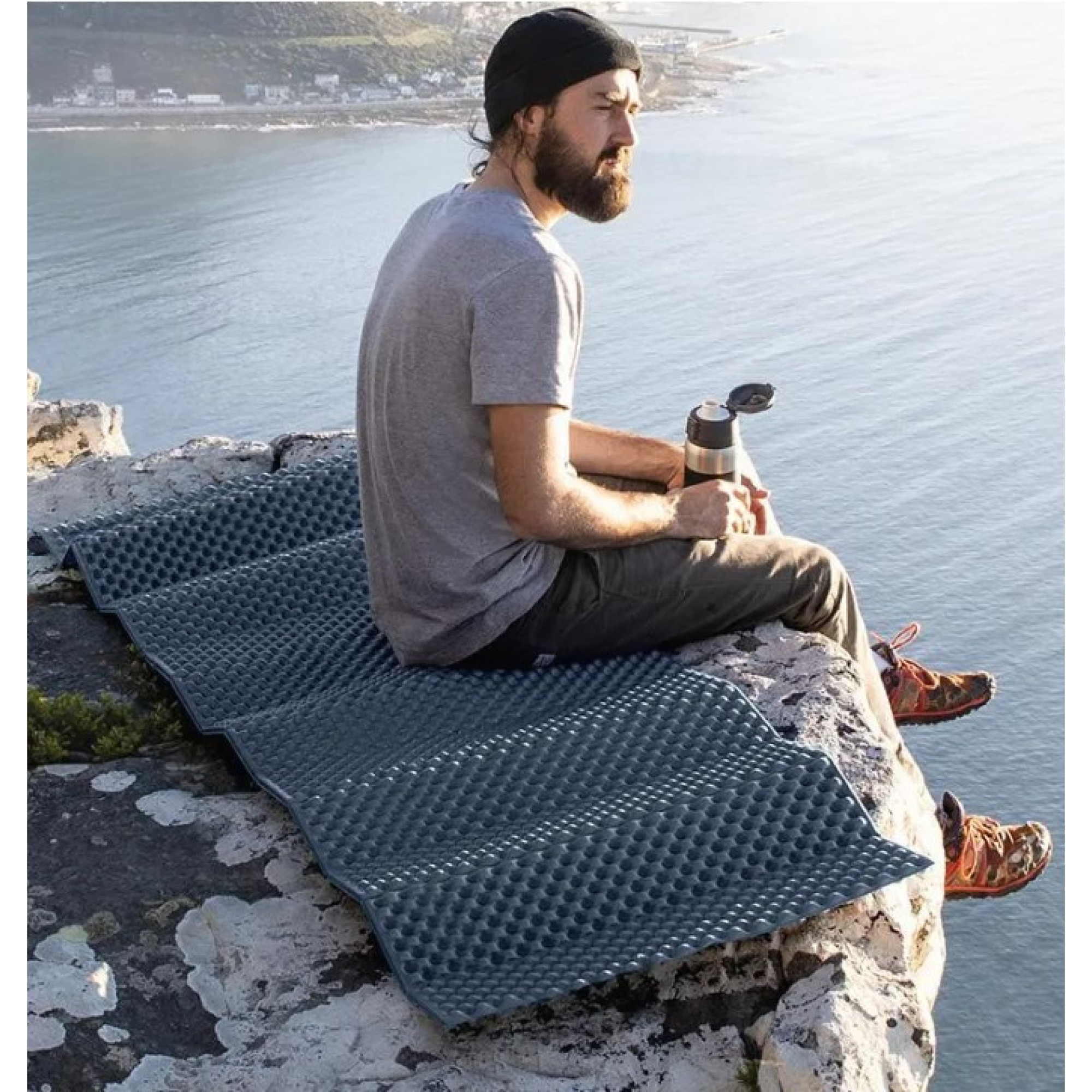 Коврик складной полиуретановый Naturehike R-Value: 2, 2 синий CNK2300DZ017. - 6 - Robinzon.ua