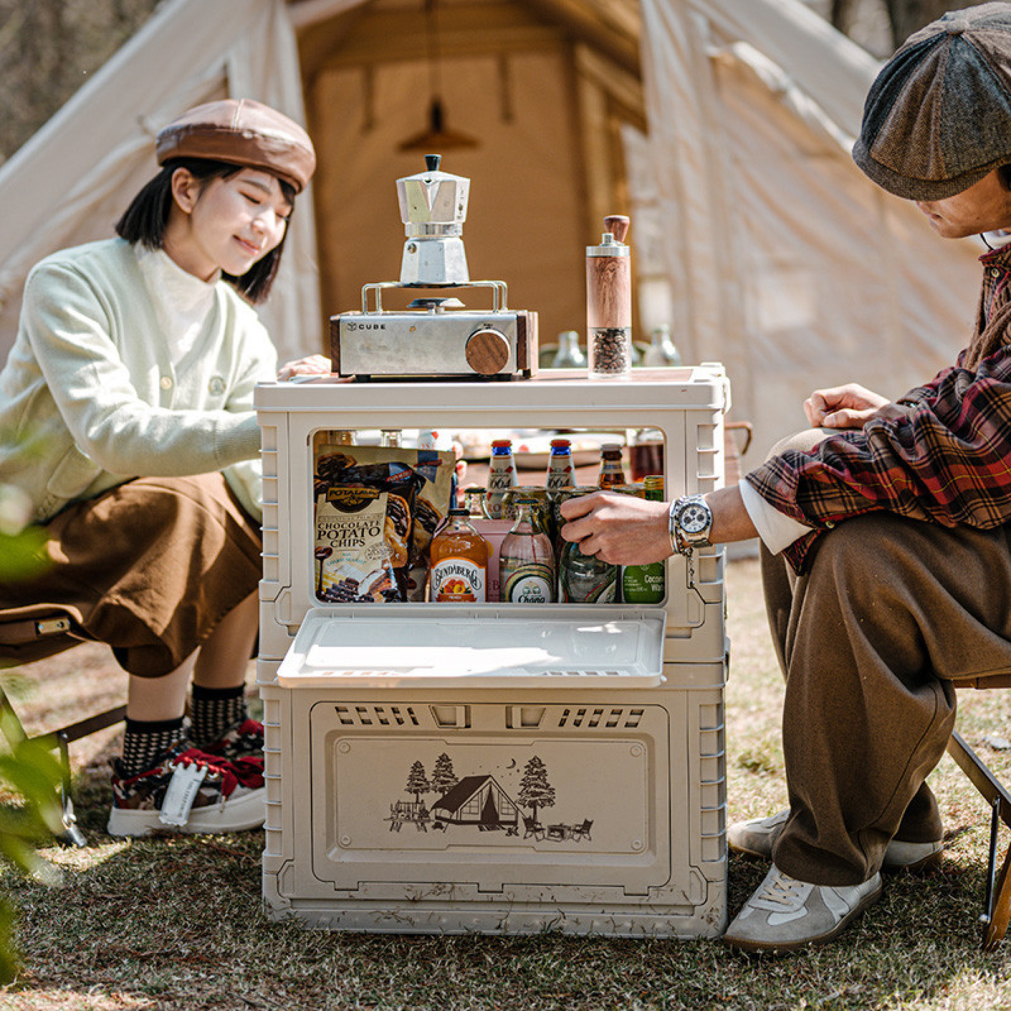 Складаний контейнер Naturehike 50 л світло-сірий CNH22SN019 - Robinzon.ua