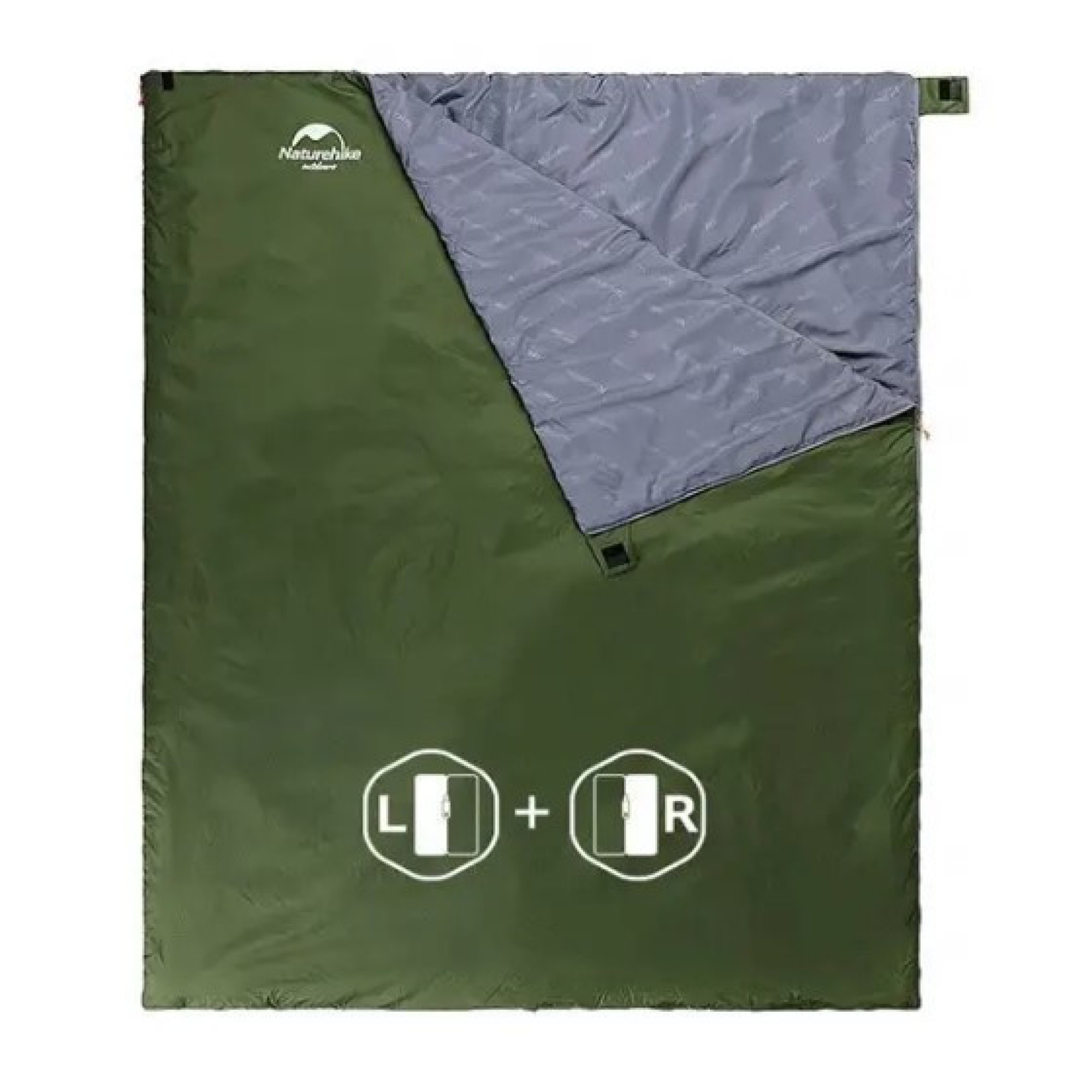 Спальник Naturehike LW180 темно-зелений розмір М NH21MSD09 - 2 - Robinzon.ua