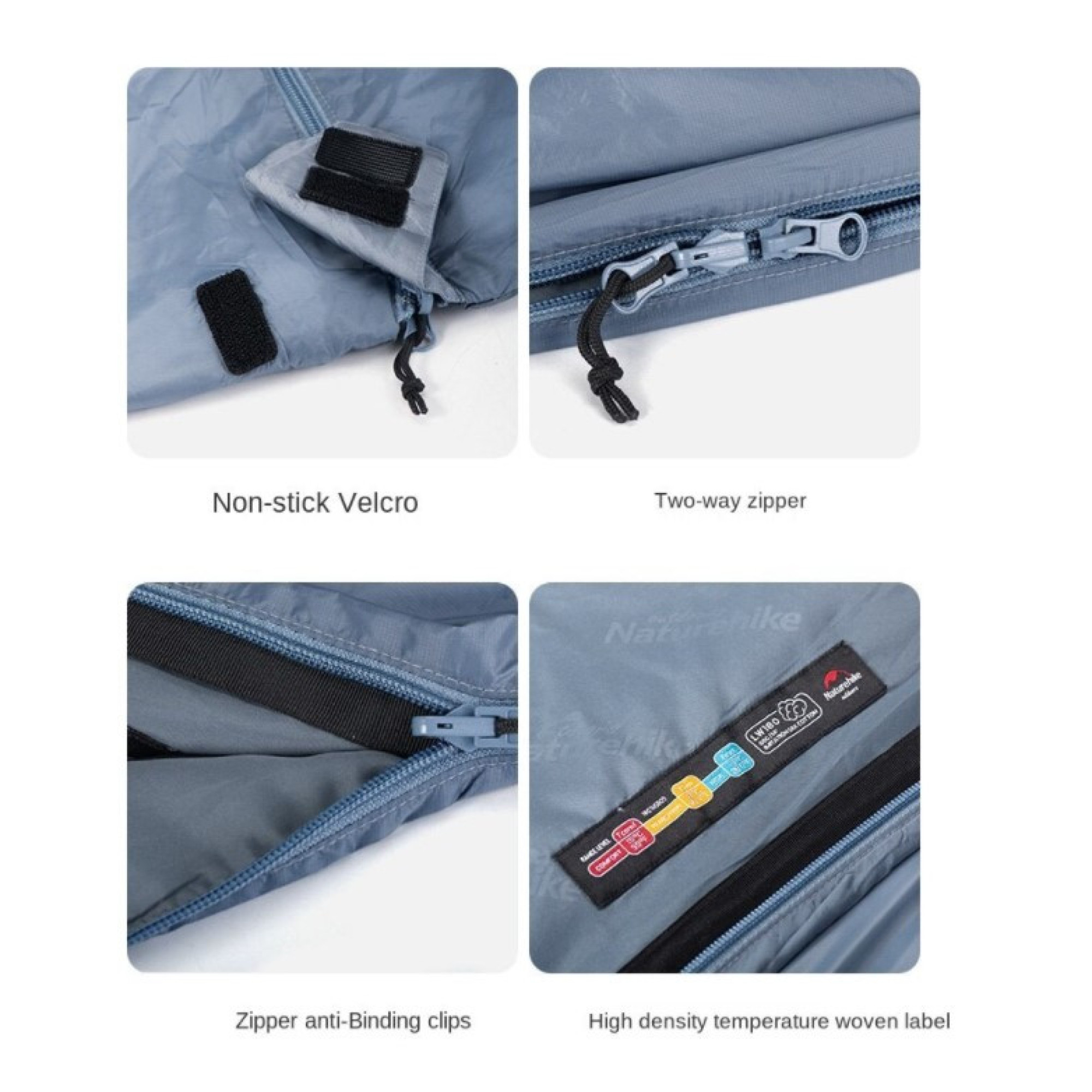 Спальник Naturehike LW180 темно-зелений розмір М NH21MSD09 - 5 - Robinzon.ua