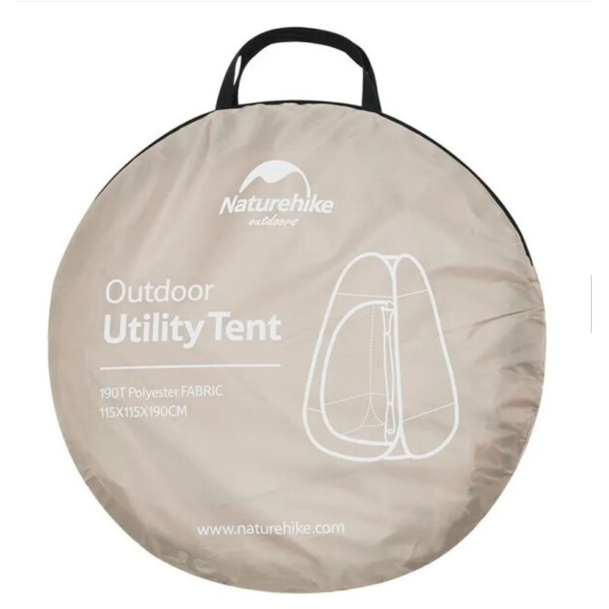 Мобильный кемпинг (санитарный) палатка Naturehike коричневый NH17Z002-P. - 3 - Robinzon.ua