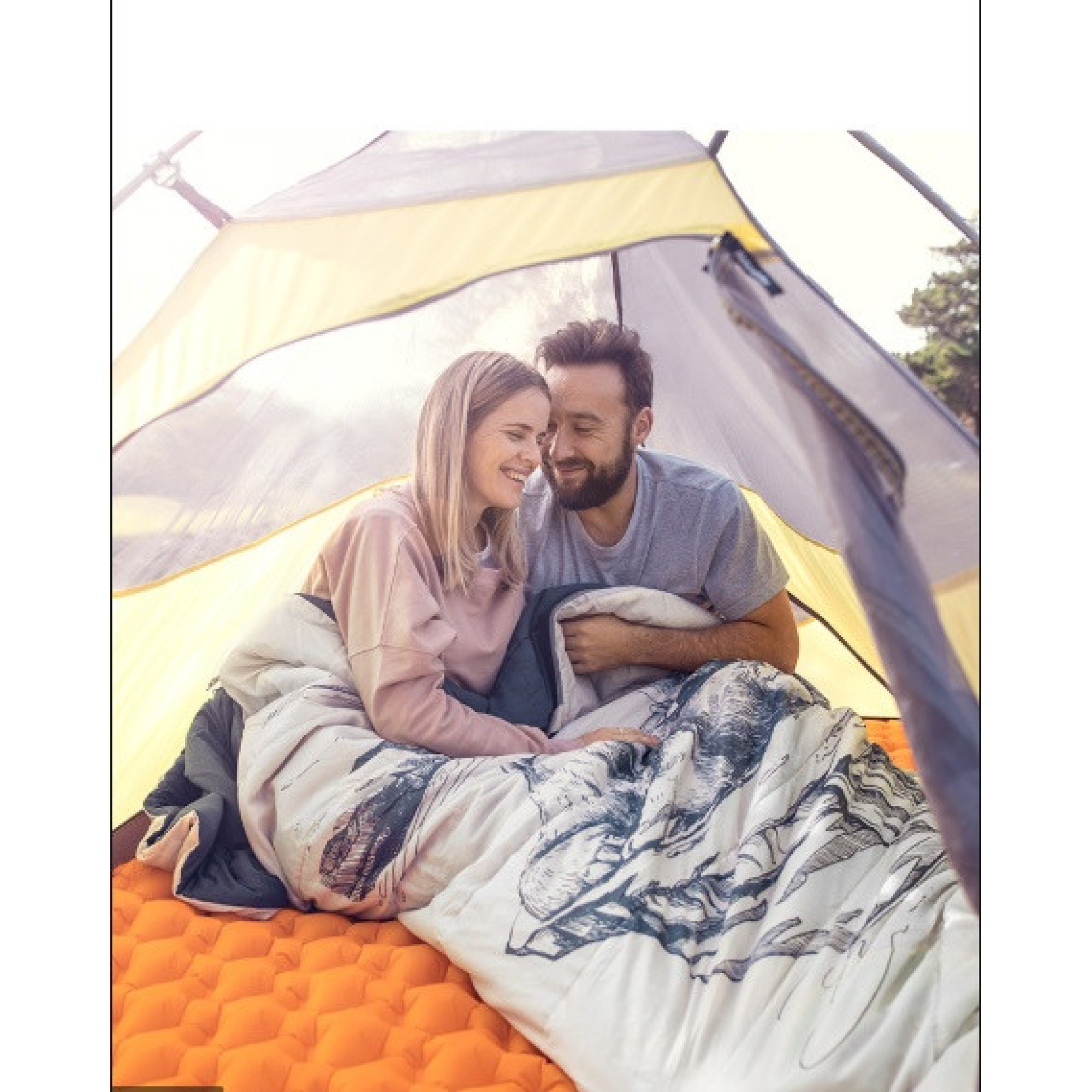 Спальник двомісний з подушками Naturehike &ldquo;Білий ведмідь” синій (NH19S016-D) - 2 - Robinzon.ua