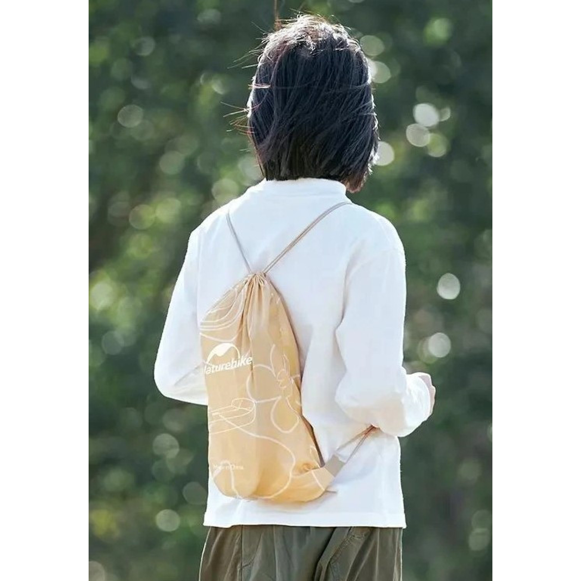 Ламзак-надувний диван Naturehike бежевий з принтом CNH22DZ022 - 1 - Robinzon.ua