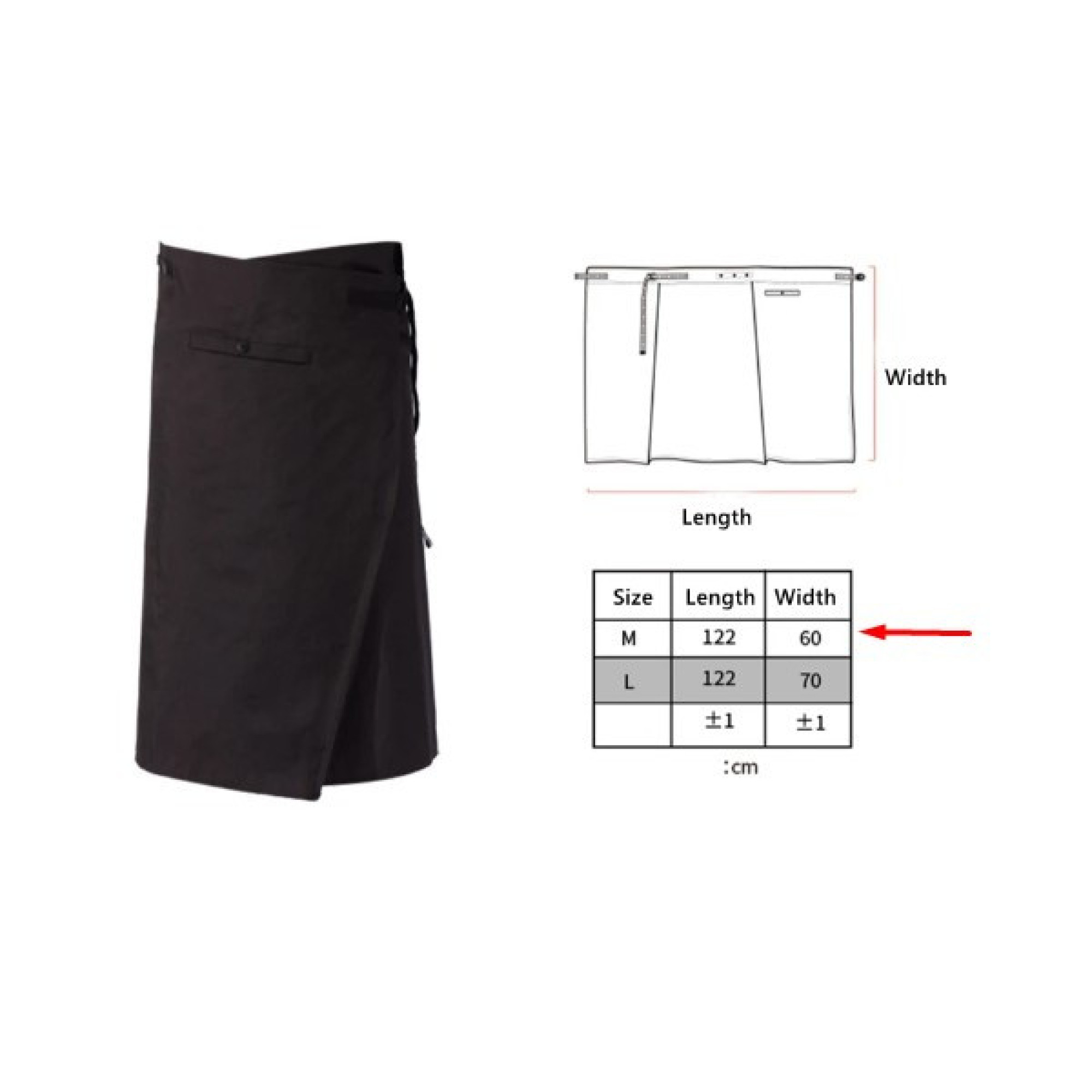 Спідниця Naturehike розмір М чорна NH21YJ001 - 4 - Robinzon.ua