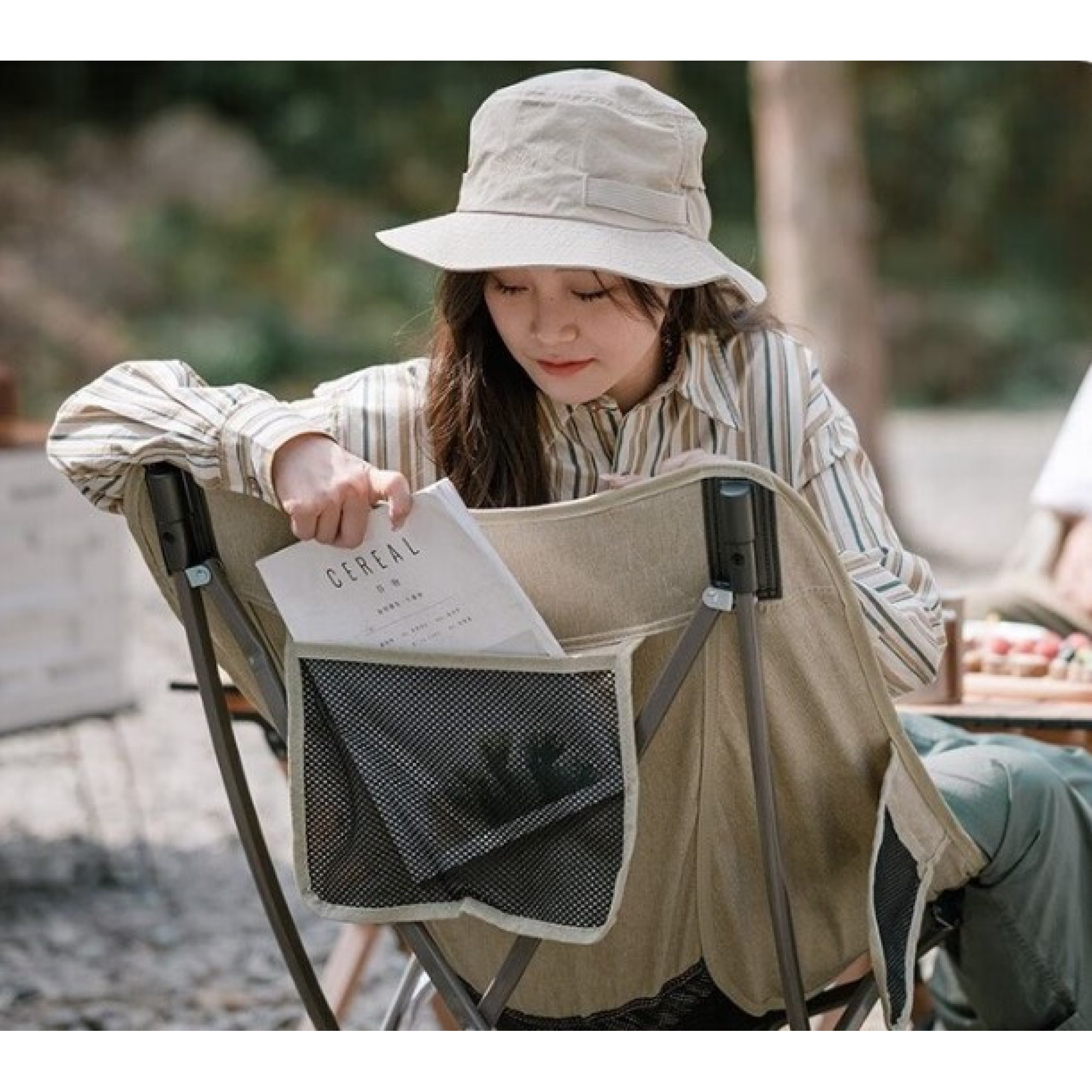 Розкладне крісло Naturehike YL04 бежеве NH18X004-Y - 6 - Robinzon.ua