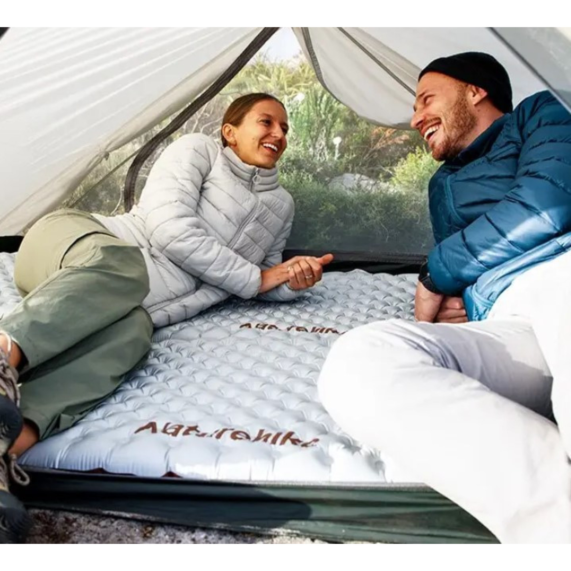 Надувной коврик Naturehike R Value: 5,8 размер: 183 х 64 х 8 см светло-серый CNH22DZ016. - 4 Надувной коврик Naturehike R Value: 5,8 размер: 183 х 64 х 8 см светло-серый CNH22DZ016. - 4 - Robinzon.ua