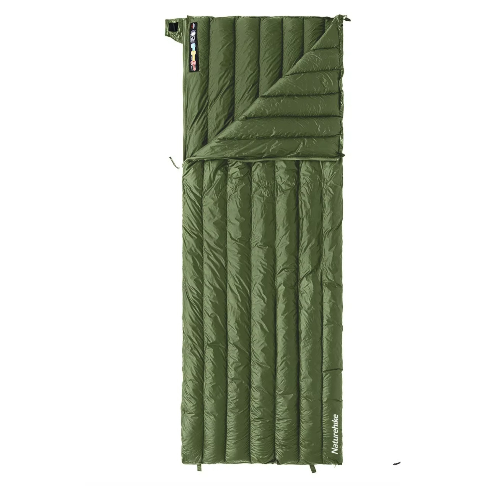 Спальник ультралегкий пуховий Naturehike CW295 upgrade зелений CNK2300SD013 - Robinzon.ua