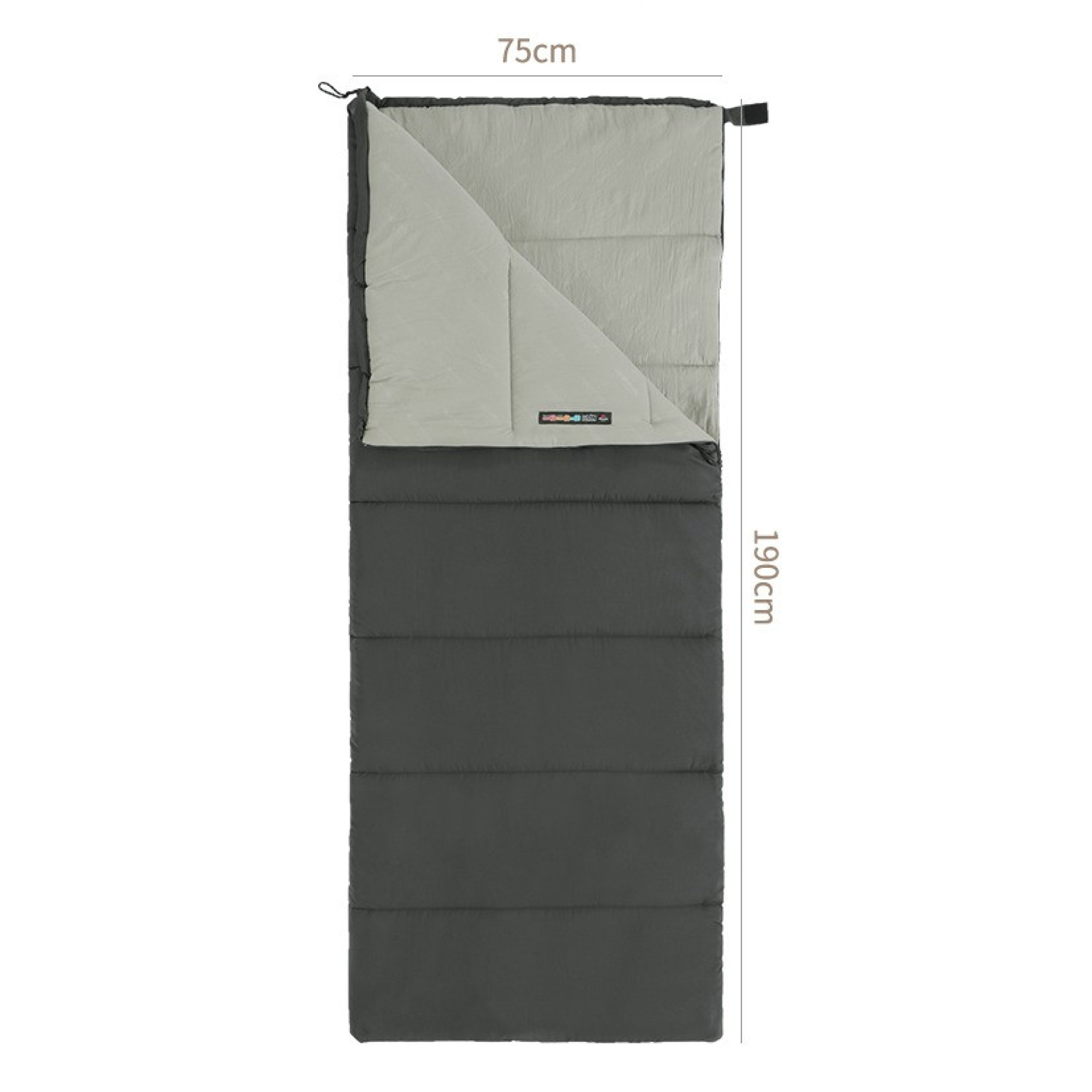 Спальник Naturehike F150 графіт NH22MSD05 - 3 - Robinzon.ua