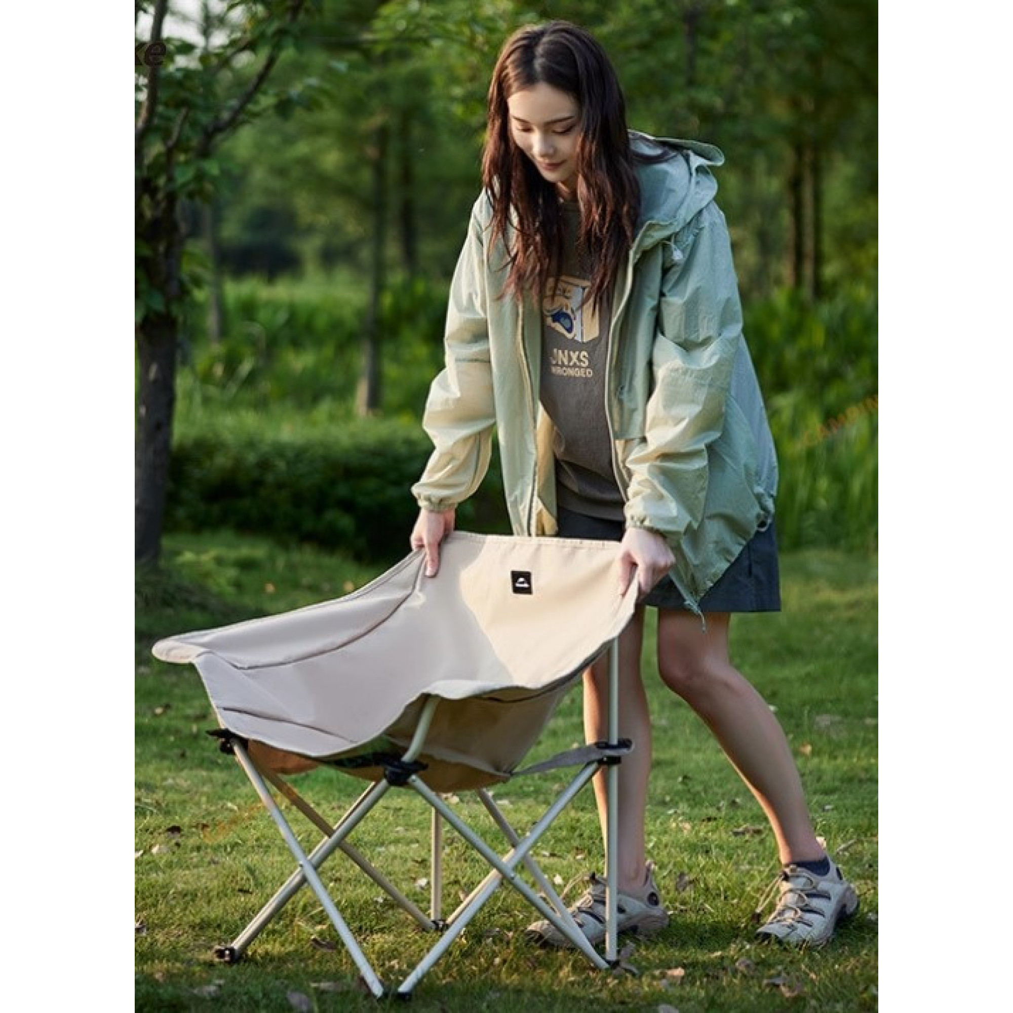 Розкладне крісло Naturehike бежеве CNH23JU13002 - 1 - Robinzon.ua