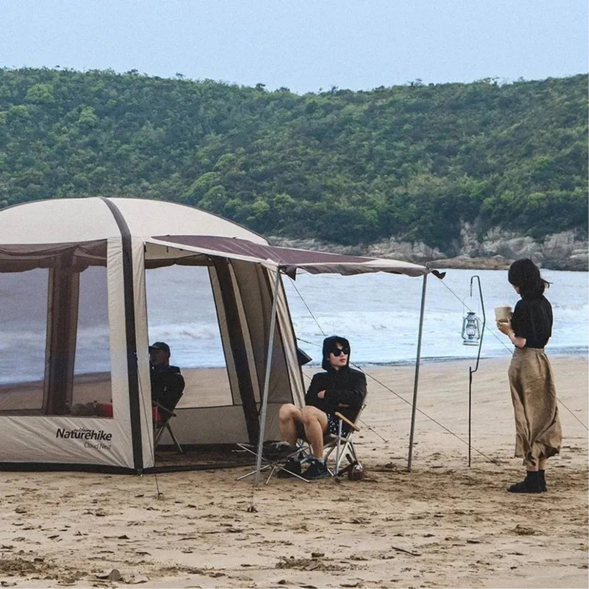 Стойки для тента стальные оцинкованные Naturehike Steel poles Updated NH19PJ042, 2,5 см х 2,4 м, серые (2 шт). - 3 - Robinzon.ua