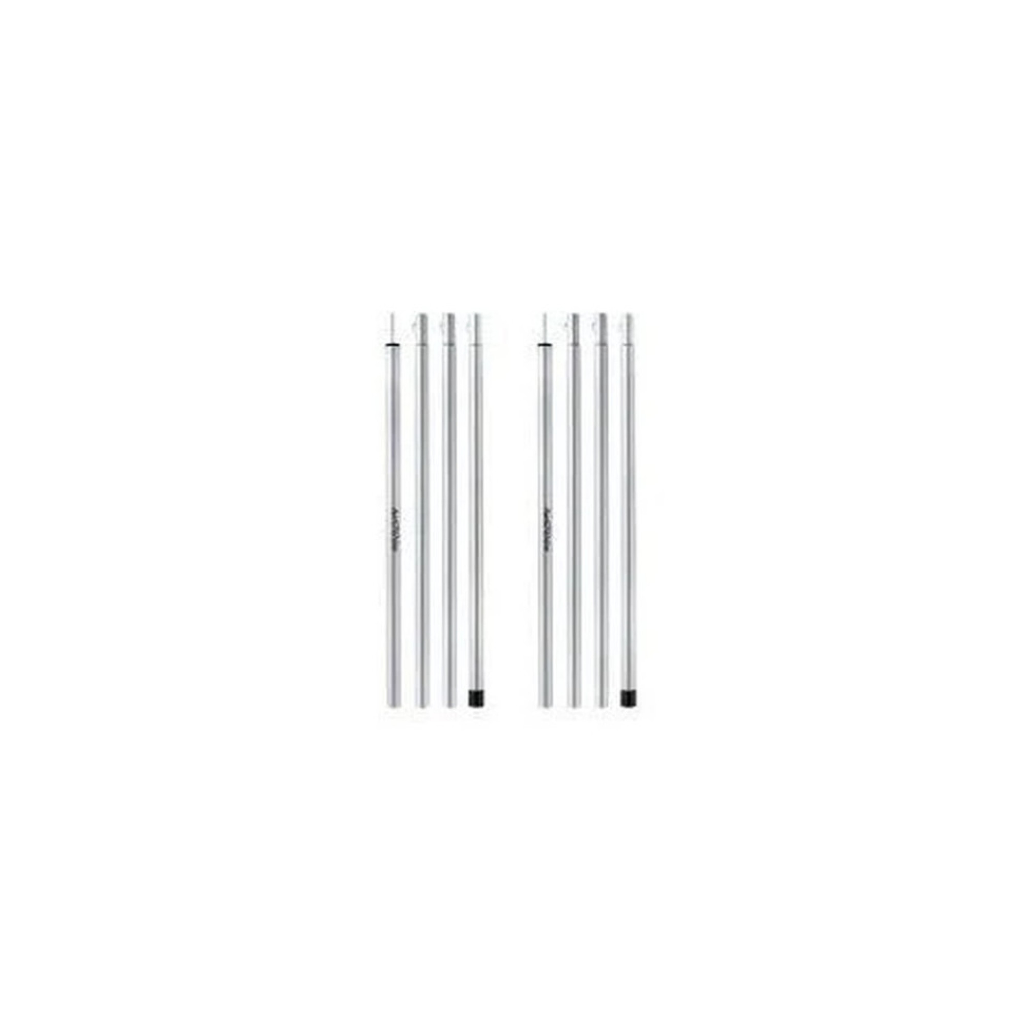 Стойки для тента стальные оцинкованные Naturehike Steel poles Updated NH19PJ042, 2,5 см х 2,4 м, серые (2 шт). - 2 - Robinzon.ua