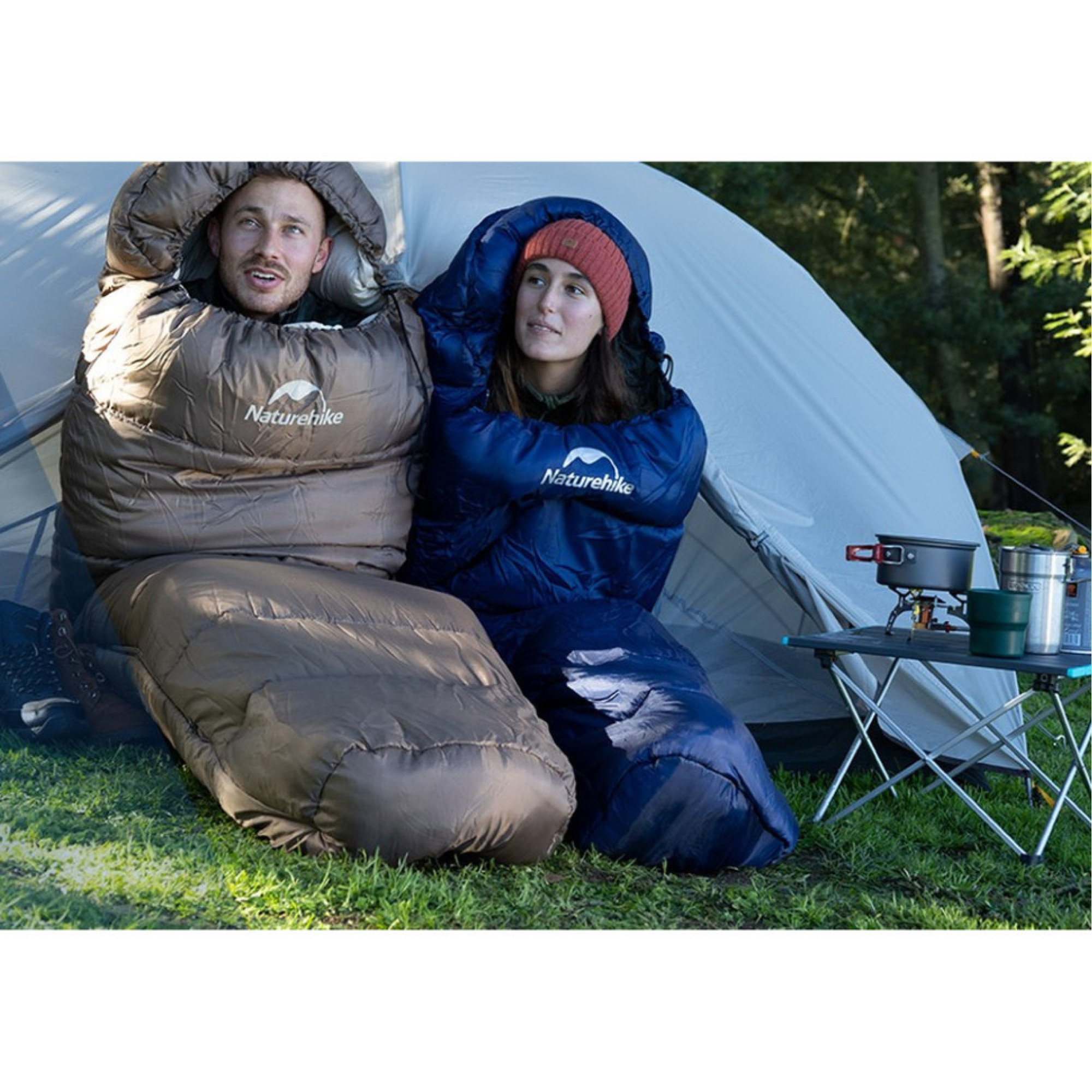 Спальник Naturehike MJ300 CNK2300SD014, темно-блакитний - 5 - Robinzon.ua