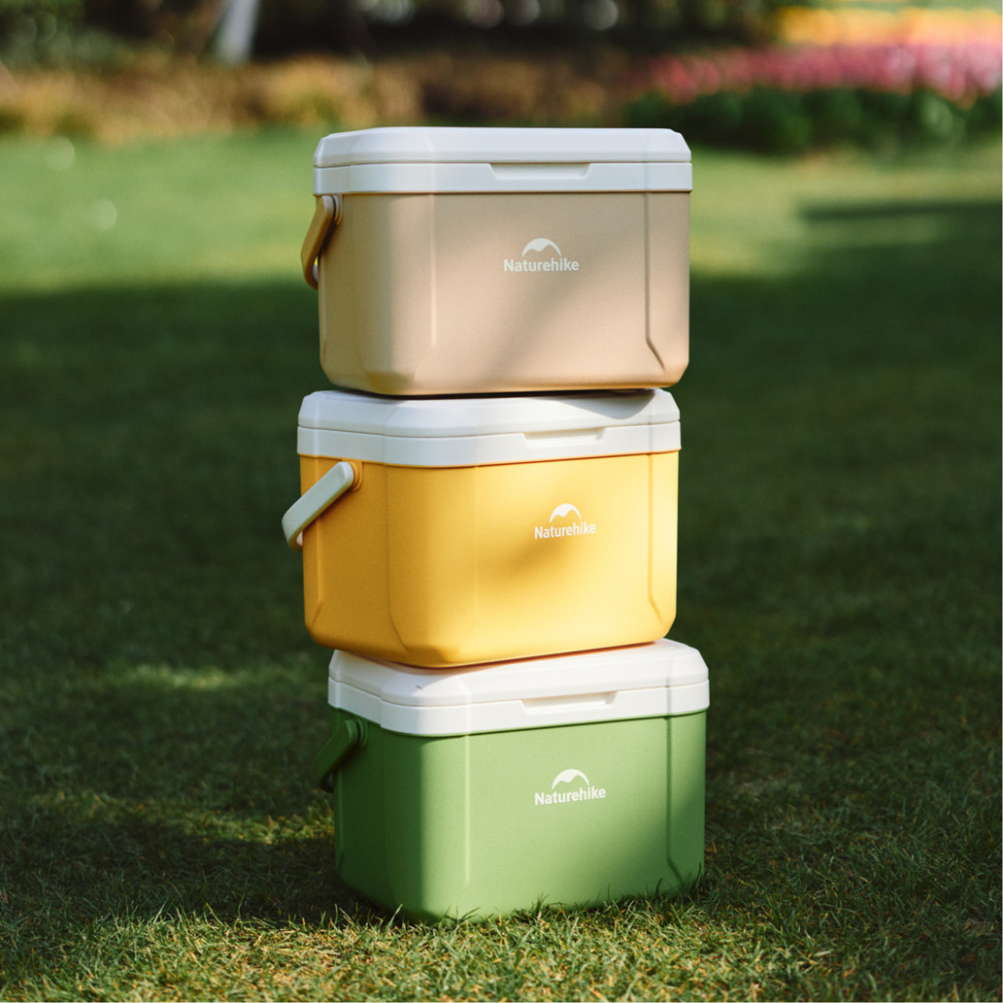 Туристичний холодильник Naturehike CNK2450CF012, 5 л, бежевий - 4 - Robinzon.ua