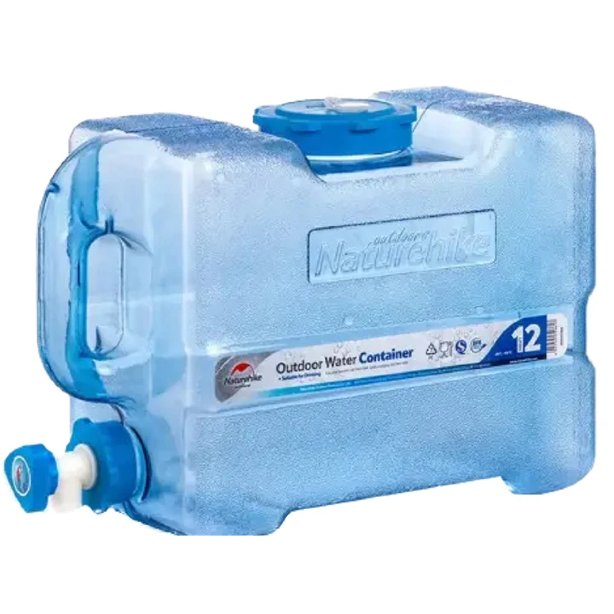 Каністра для води Naturehike PC7 12 л, синя NH18S012-T - Robinzon.ua