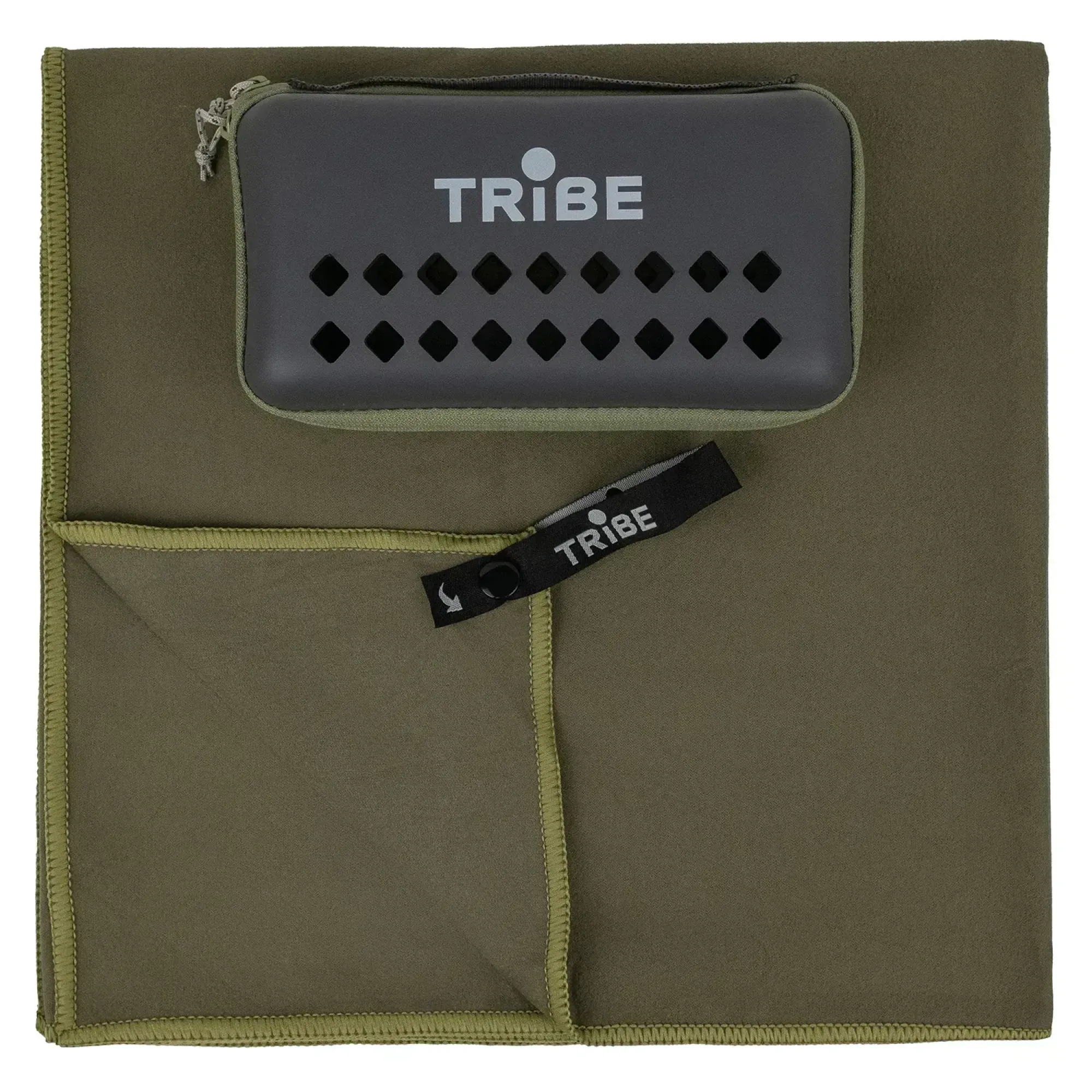 Полотенце из микрофибры Tribe Pocket Towel 50х100 см T-LC-0001-M Army Green - Robinzon.ua